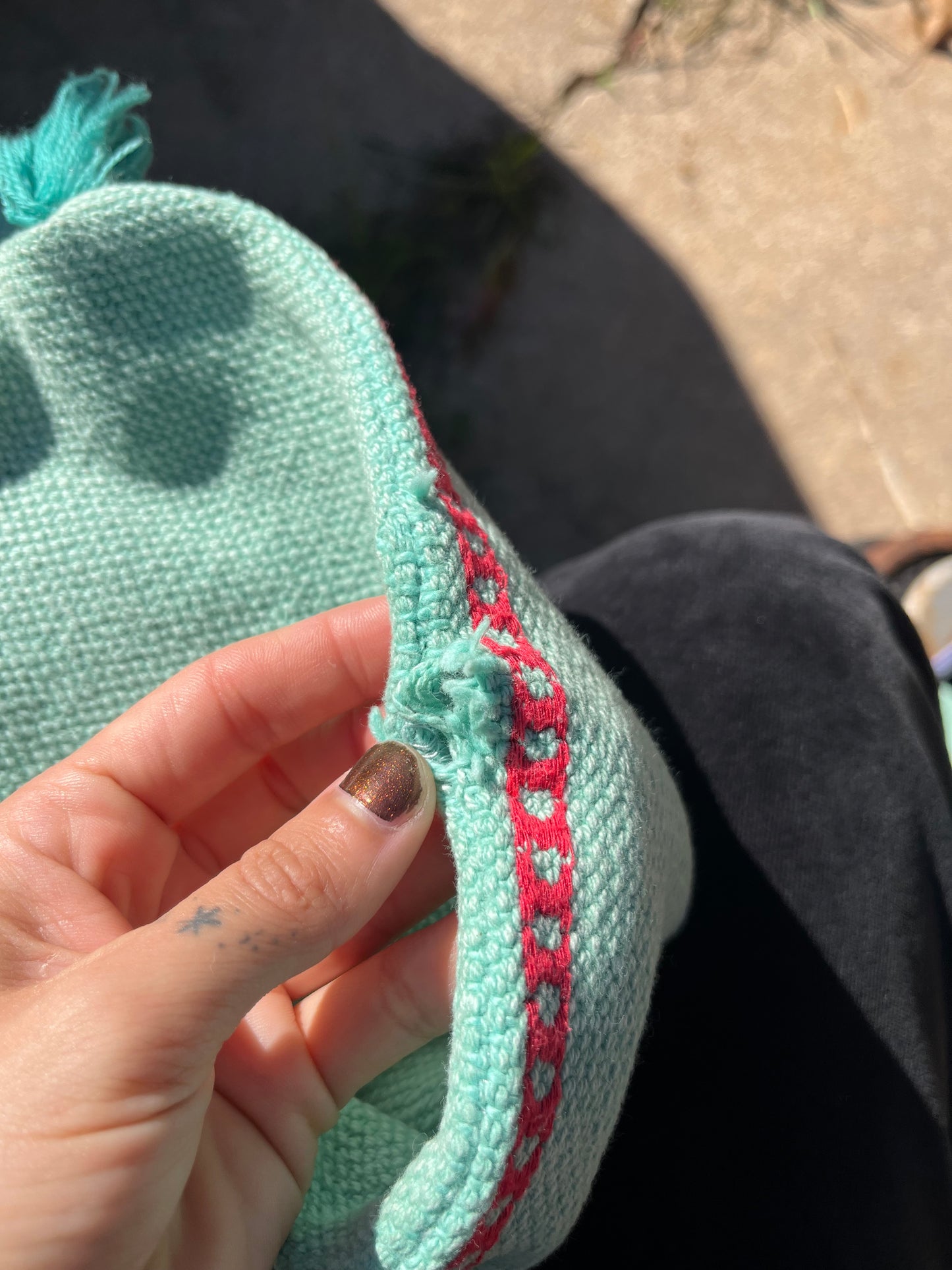 Turquoise Embroidered Pillow Set for Autumn