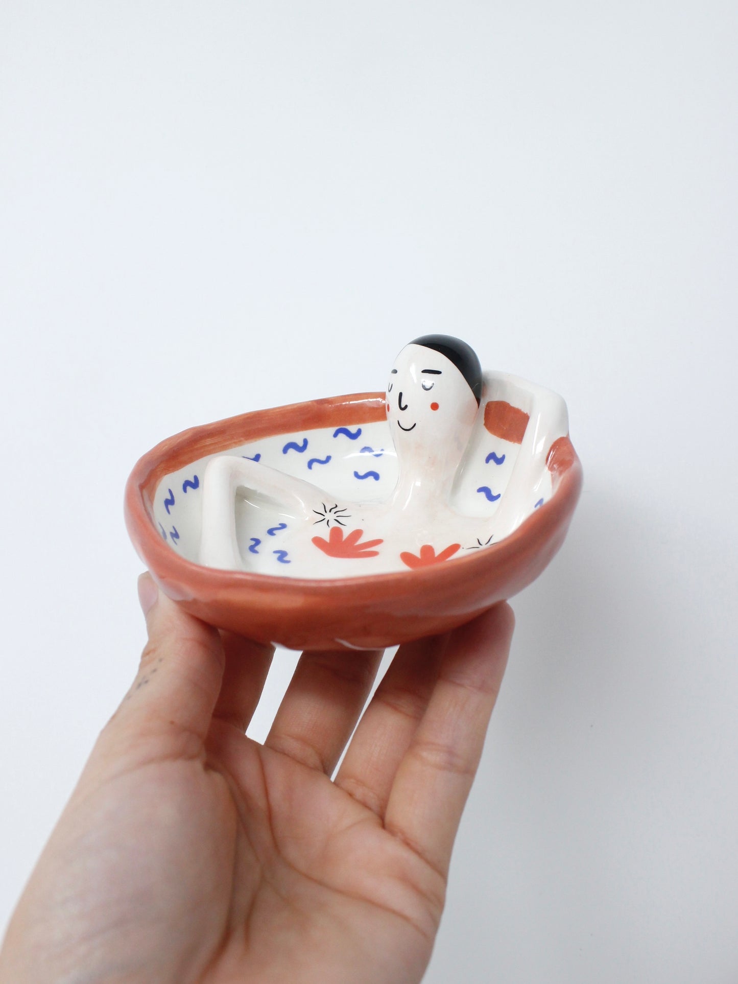Handmade Peaceful Bath Catch-All Dish