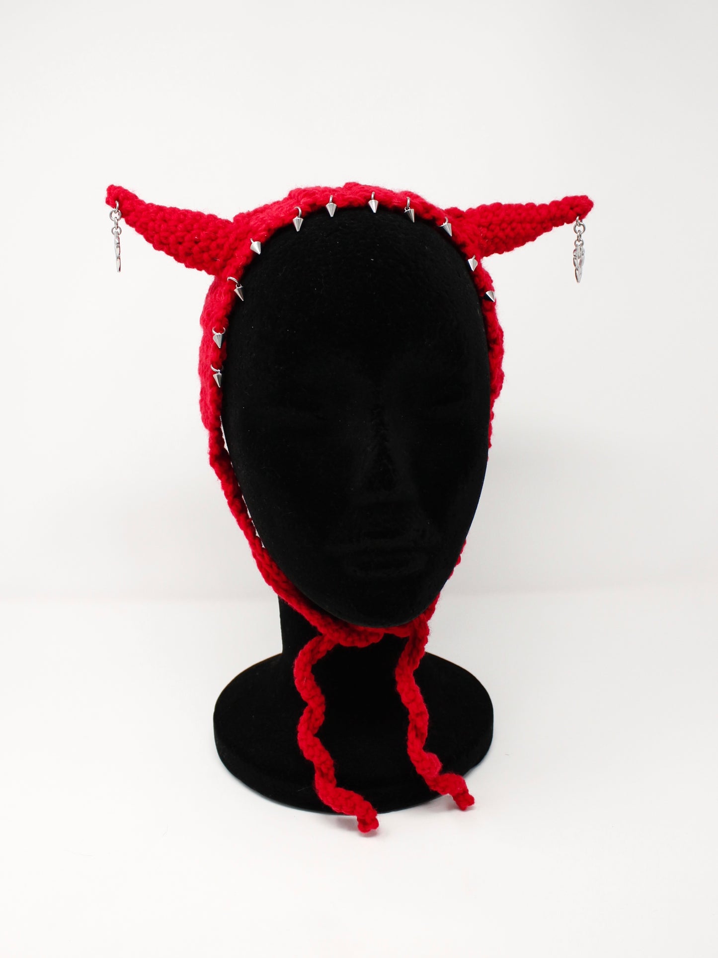 Angel Spit x Hailstorm Crochet Spiked Heart Horns