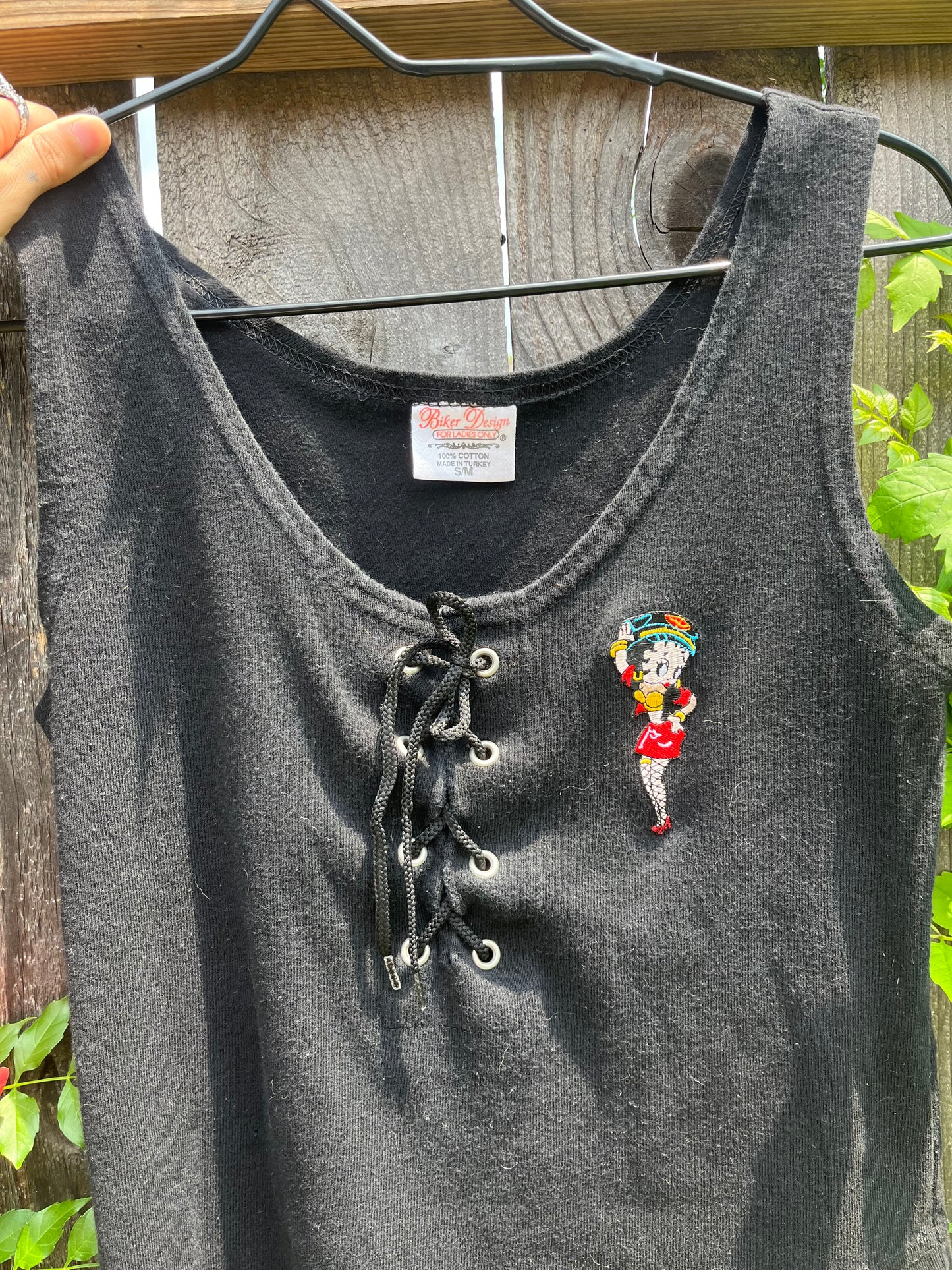 90s biker betty tank for morgan