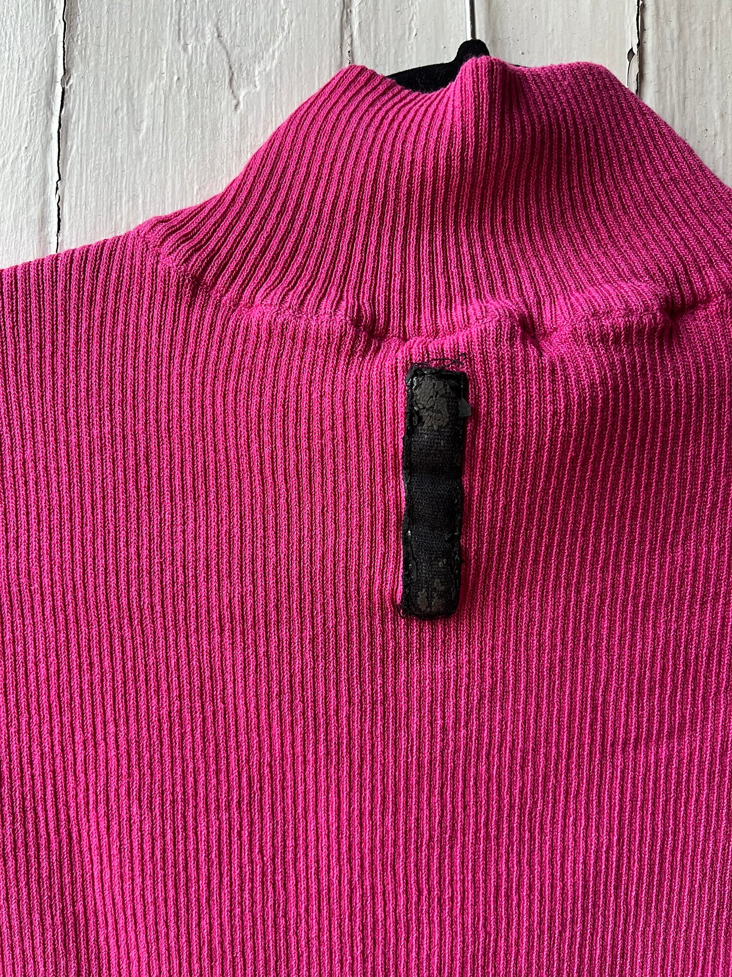 y2k pink studded mock neck top for vanessa