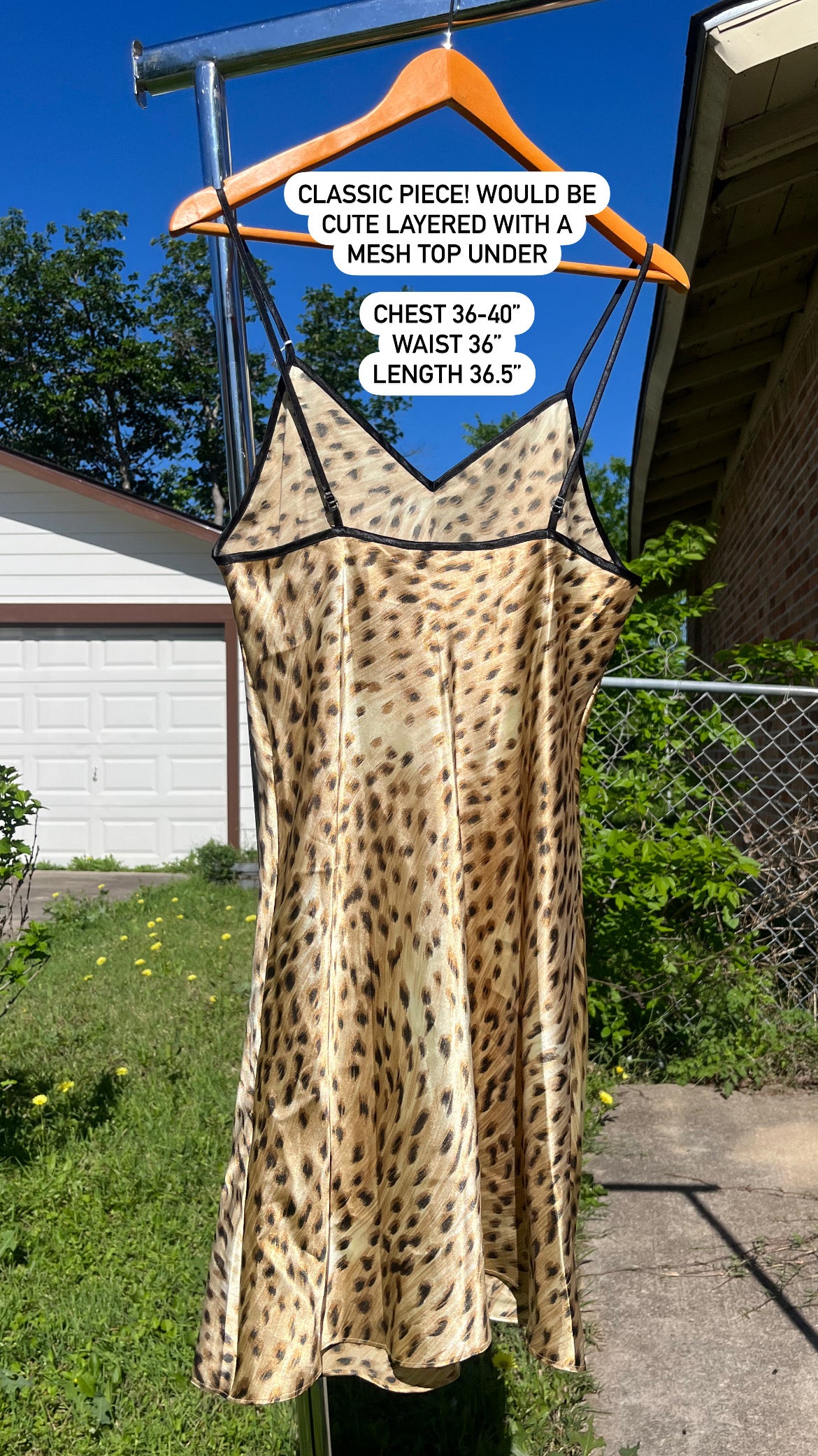 y2k cheetah print slip for mckenzie