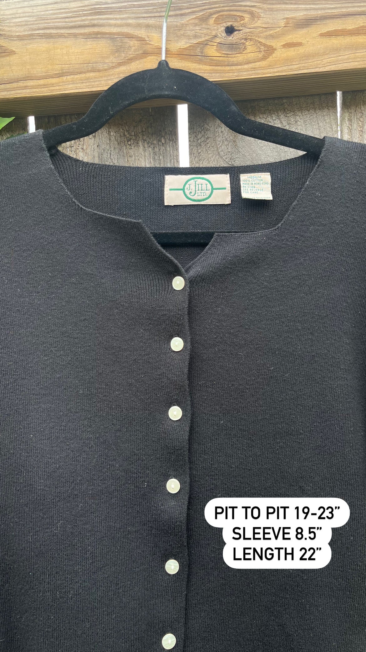 90s black cardigan top for julia