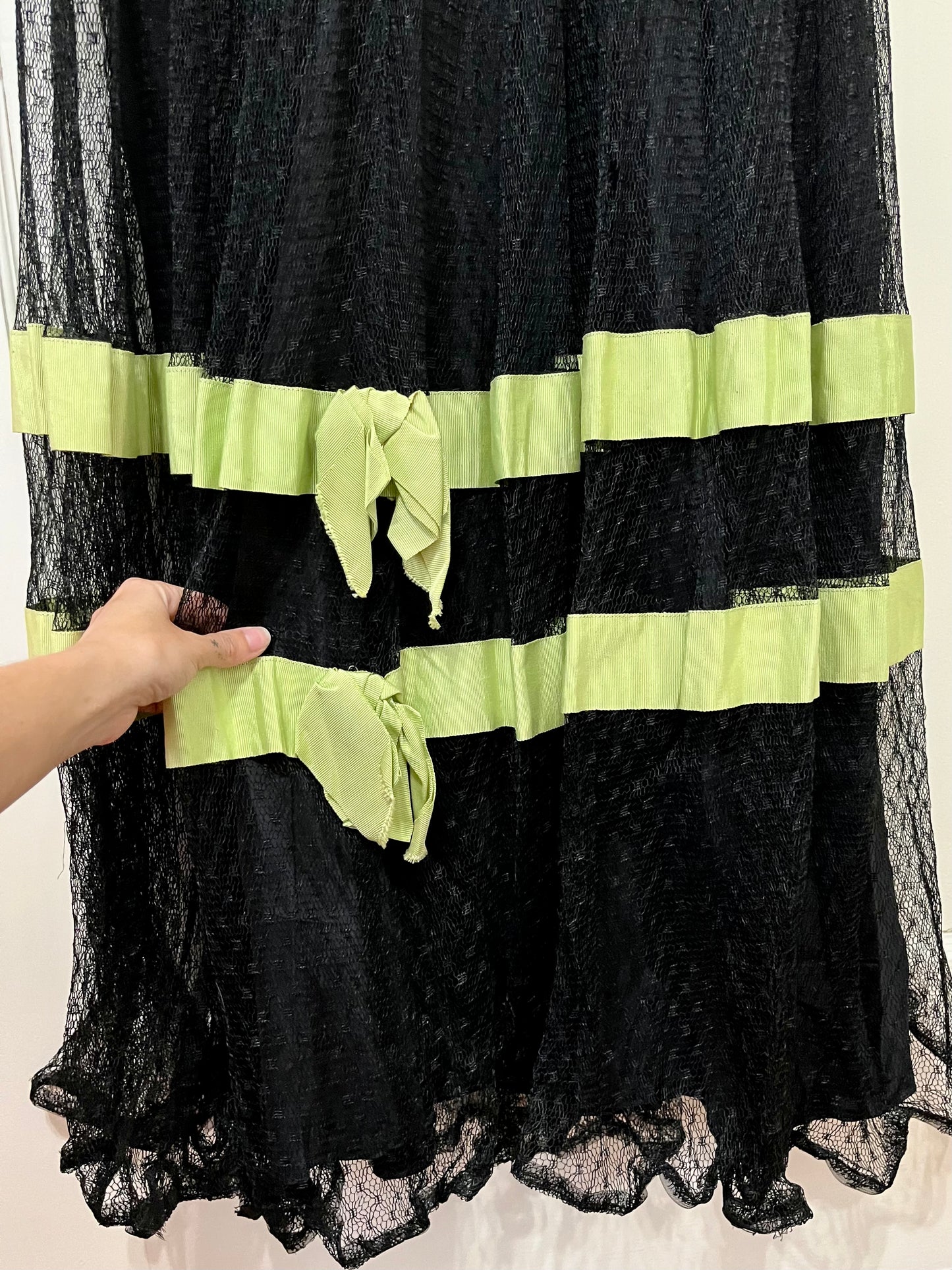 1950s Goth Prom Dress