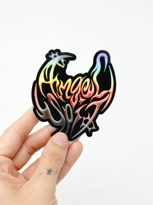 Chrome Logo Sticker