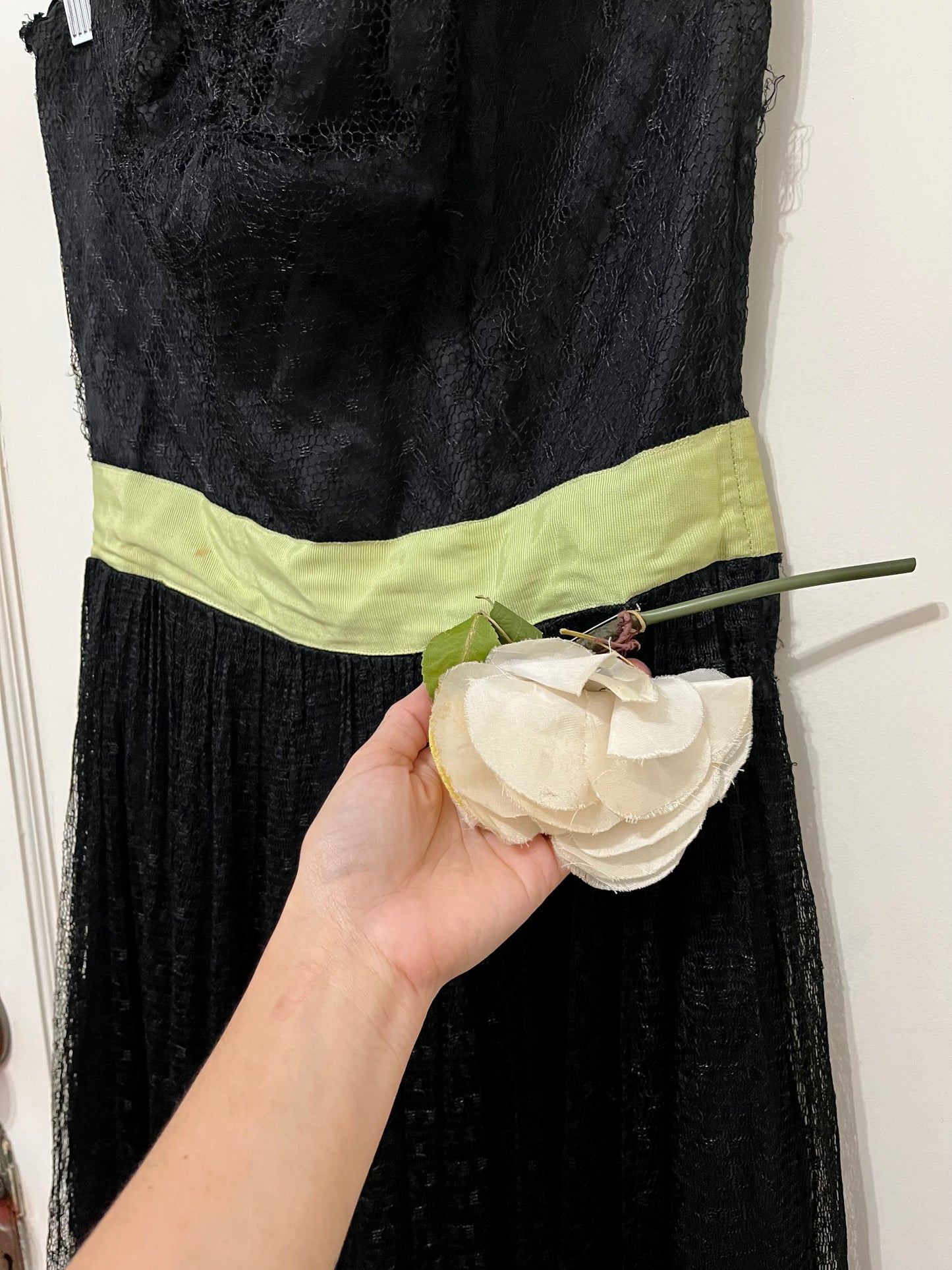 1950s Goth Prom Dress