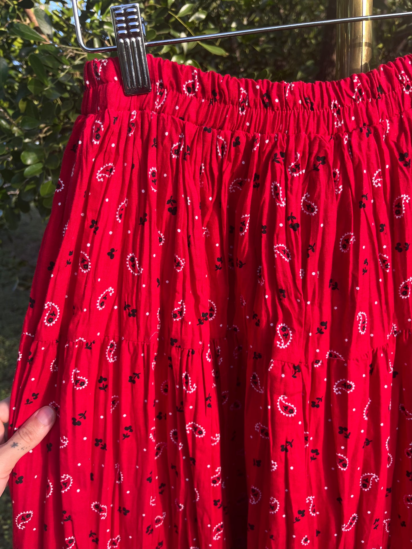 90s bandana skirt for erin