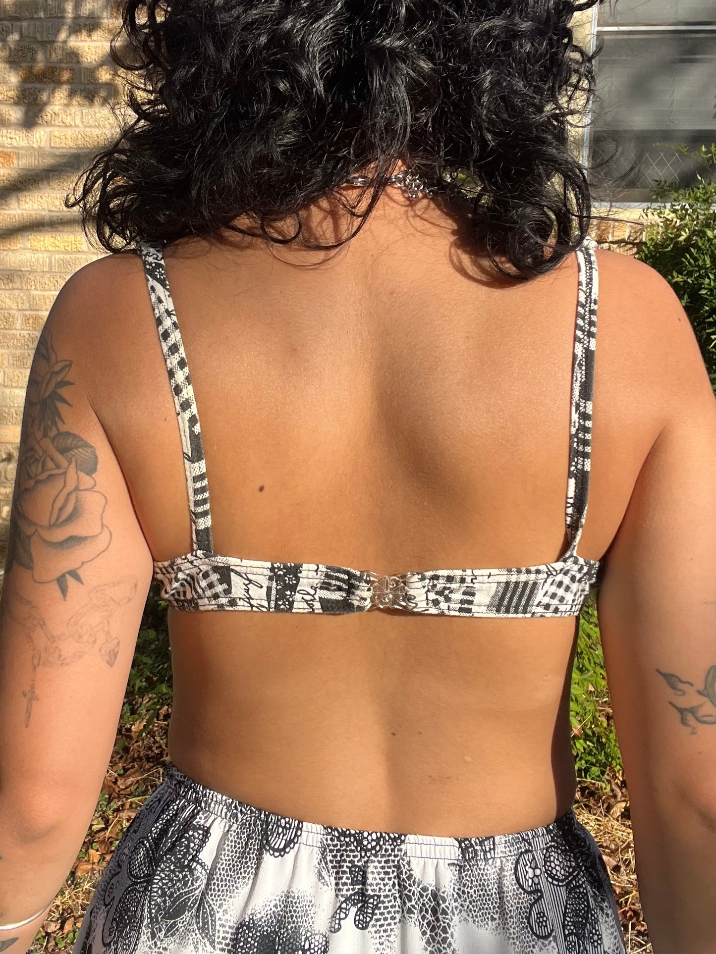1990s Sunflower Bikini Top