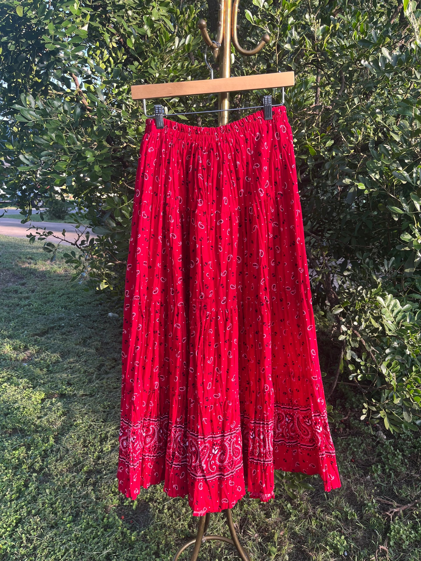 90s bandana skirt for erin