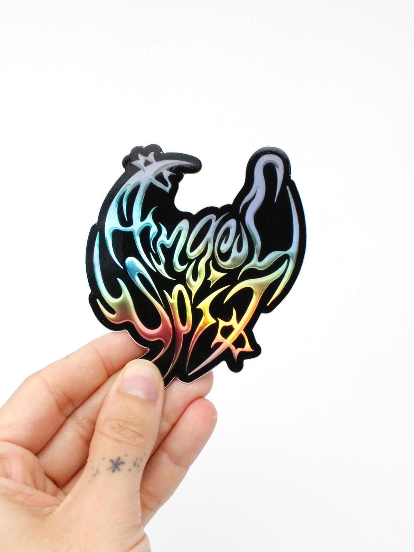 Chrome Logo Sticker