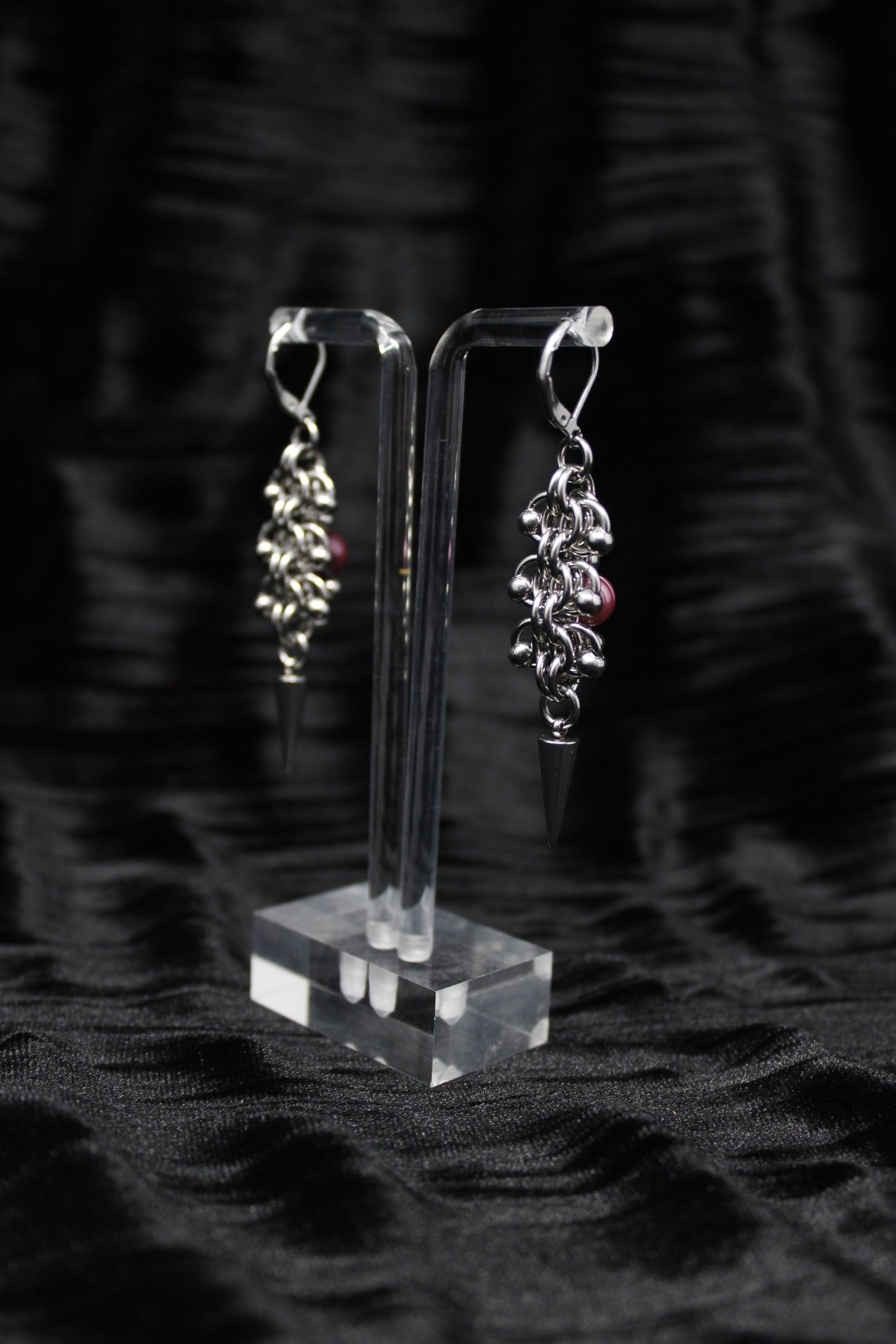 OOAK Captive Pearl Earrings