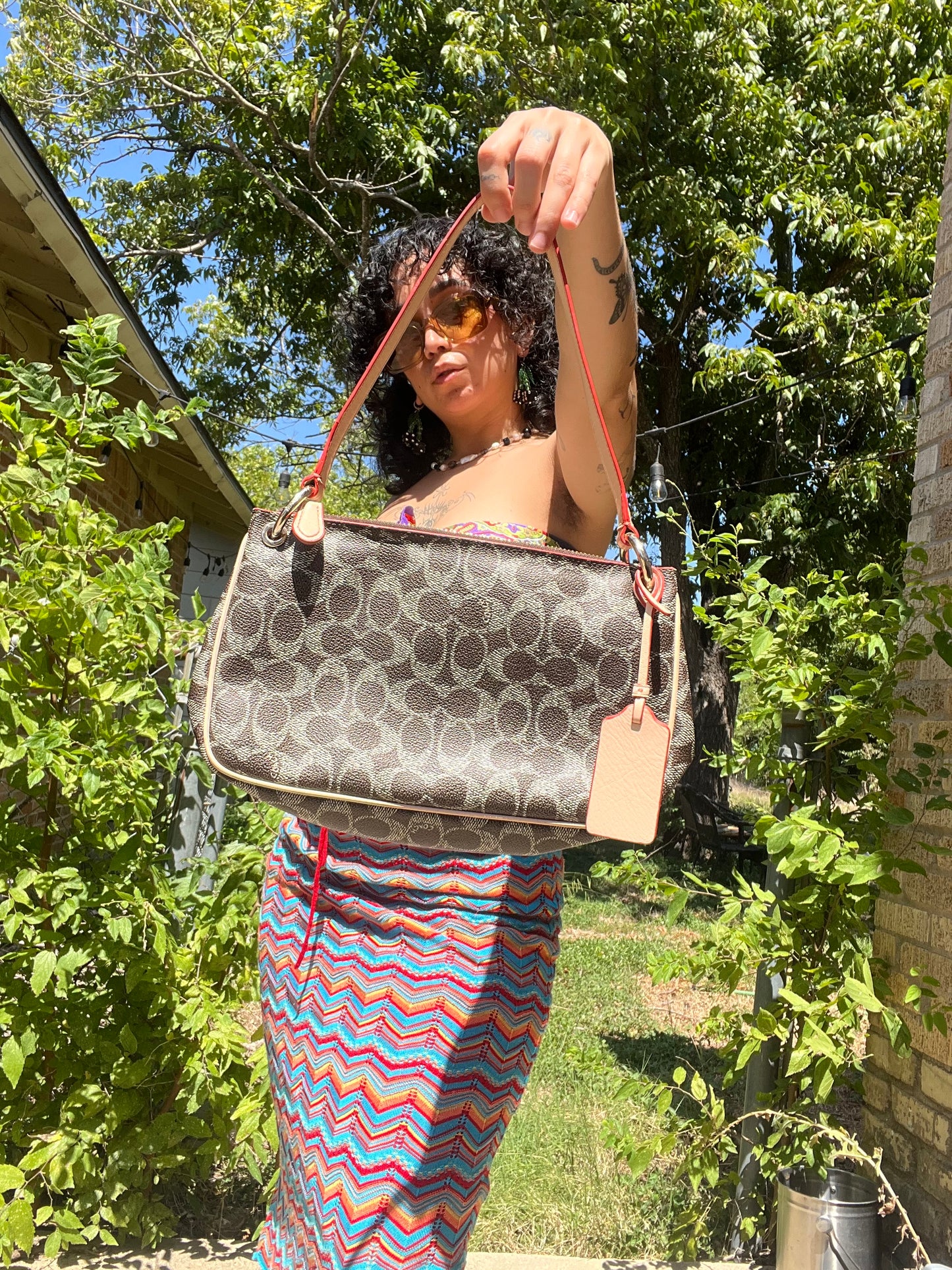 y2k coach charley handbag for adriana