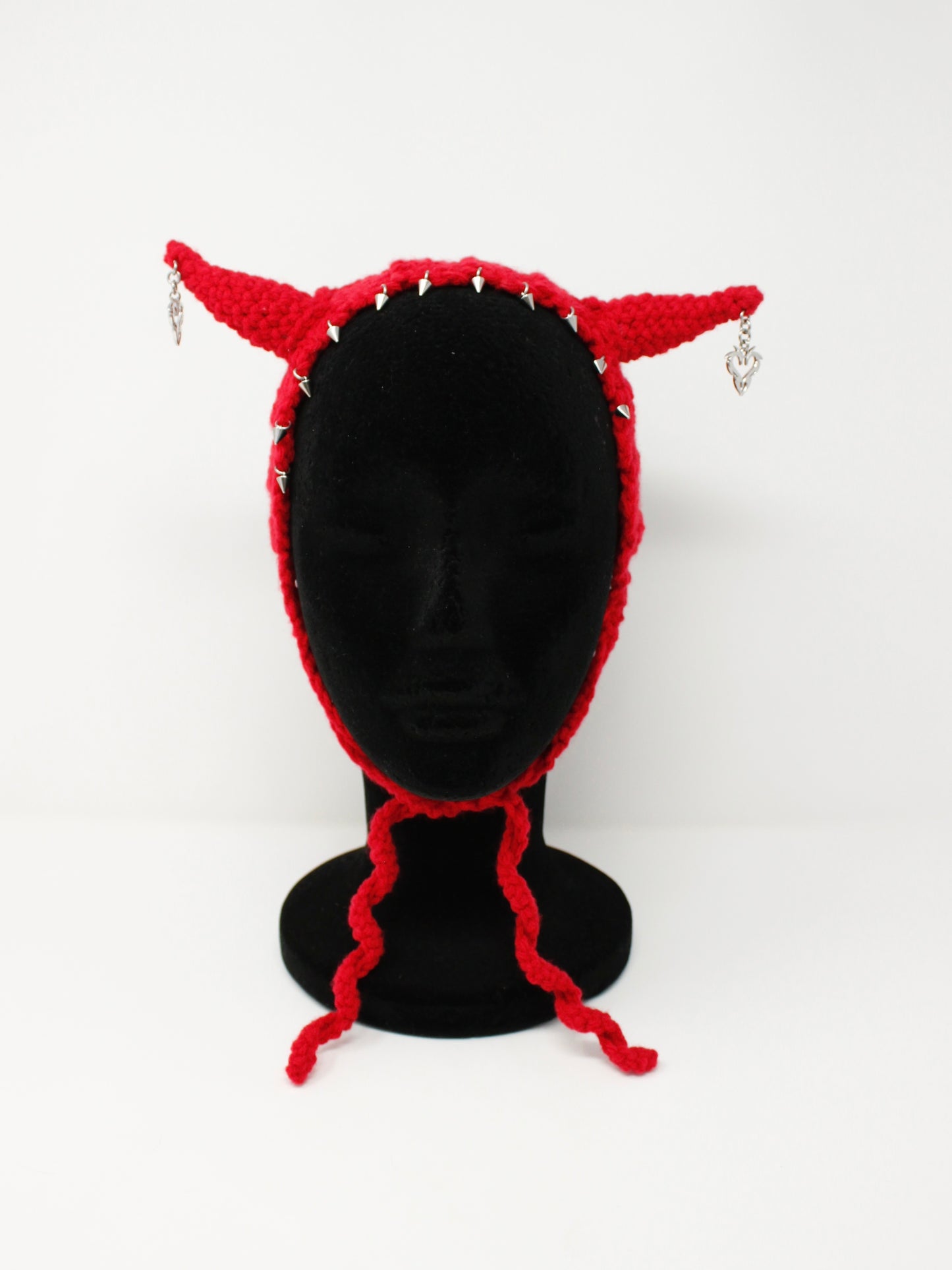 Angel Spit x Hailstorm Crochet Spiked Heart Horns