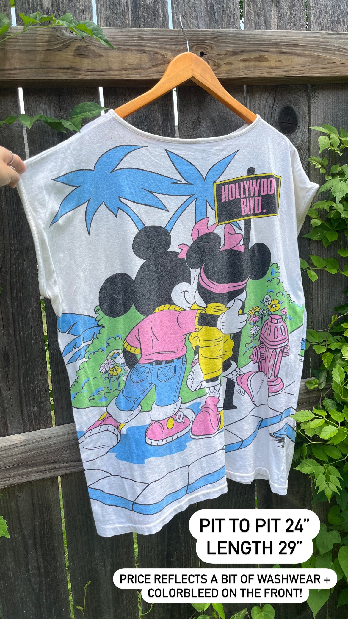 90s mickey & minnie hollywood tee for darrian