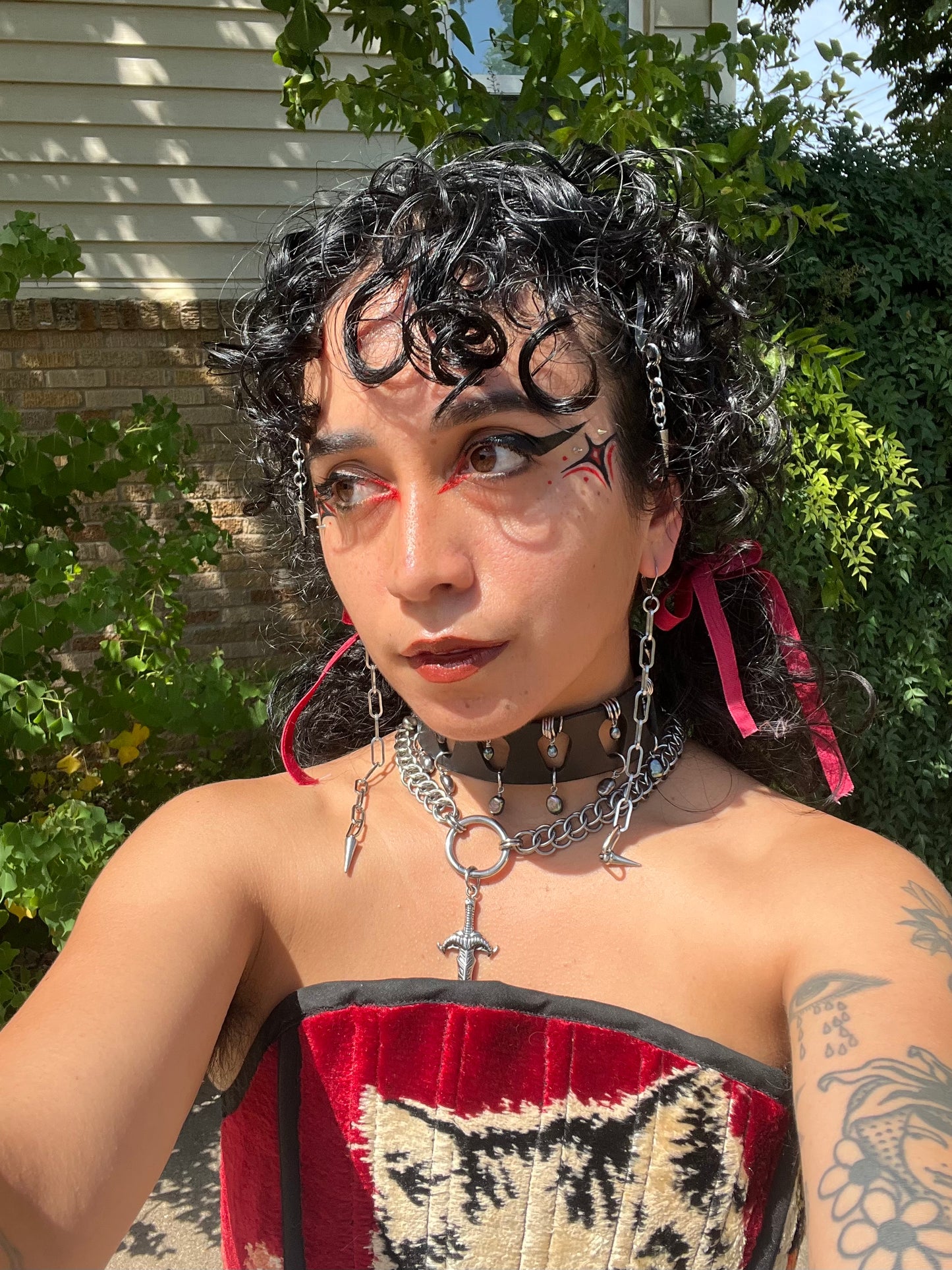 Paperclip Chain Earrings