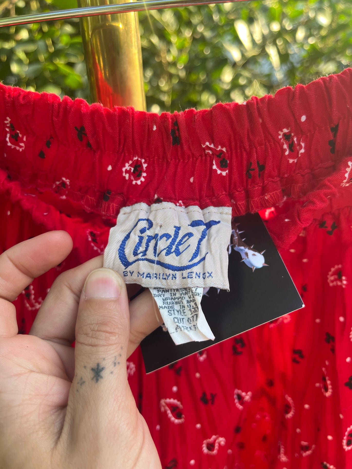 90s bandana skirt for erin
