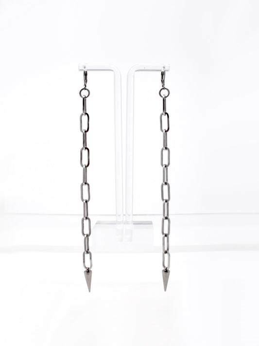 Paperclip Chain Earrings