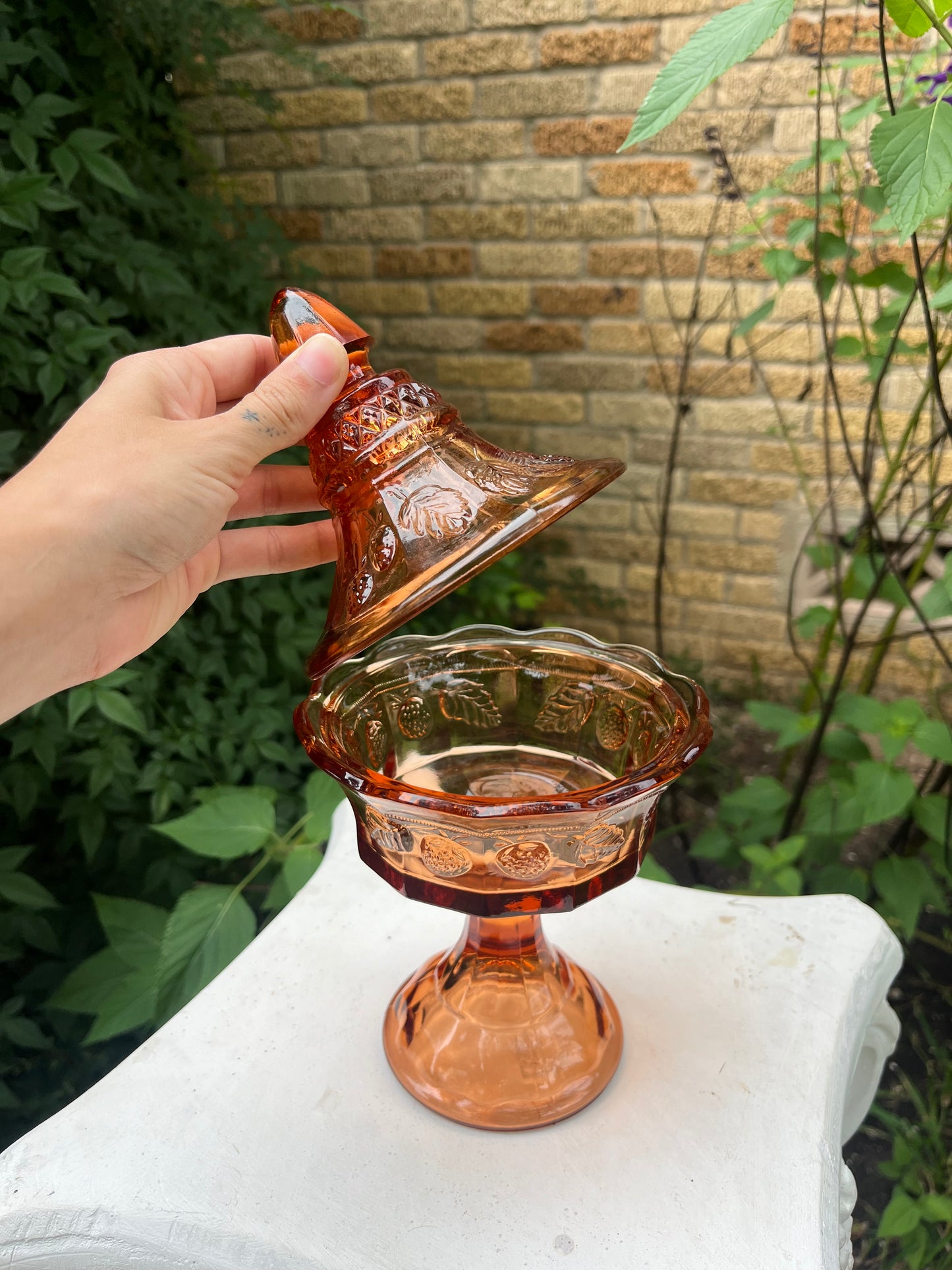 70s strawberry candy dish for mckenzie