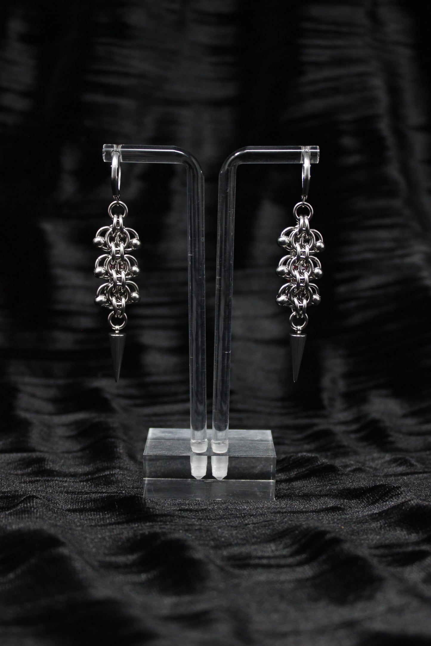 OOAK Captive Pearl Earrings
