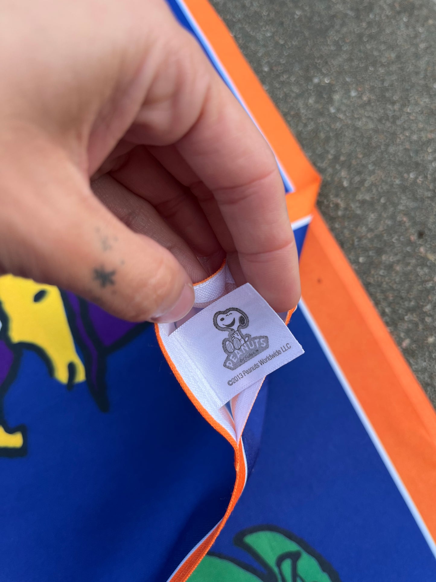 70s sparkle mock neck maxi + snoopy flag for jamie