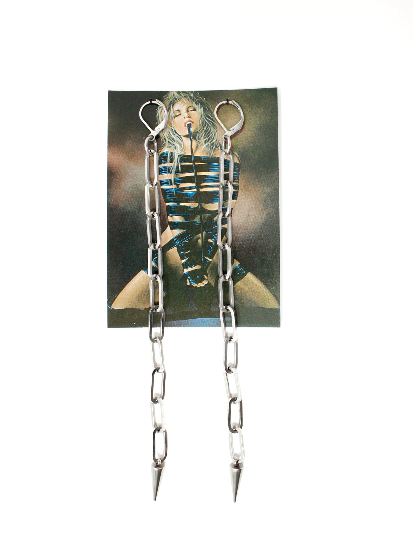 Paperclip Chain Earrings