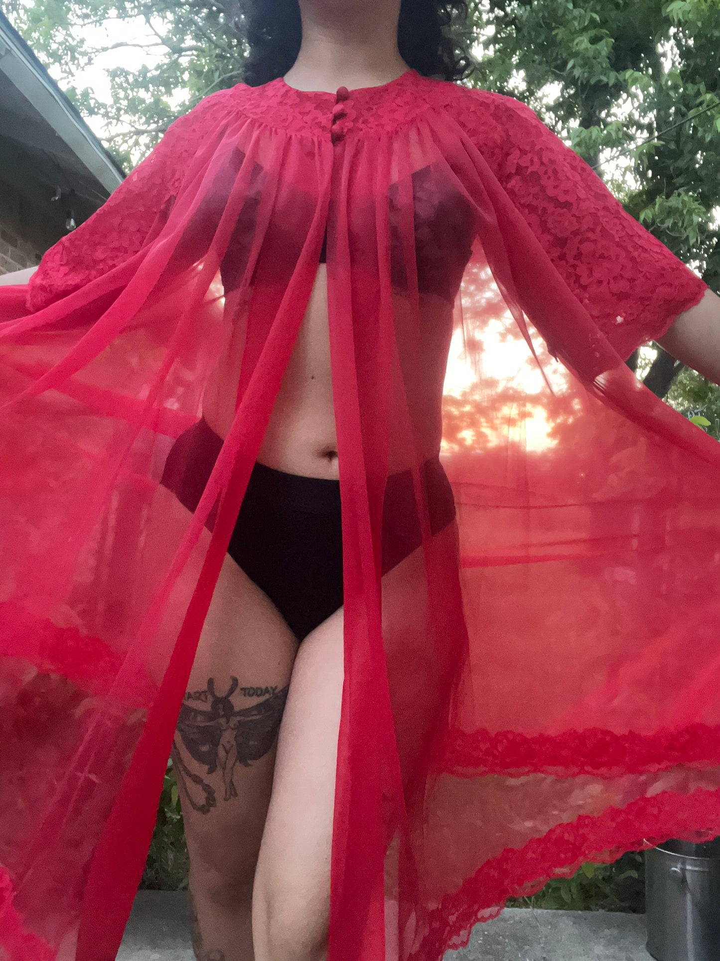 60s peignoir robe for sunday