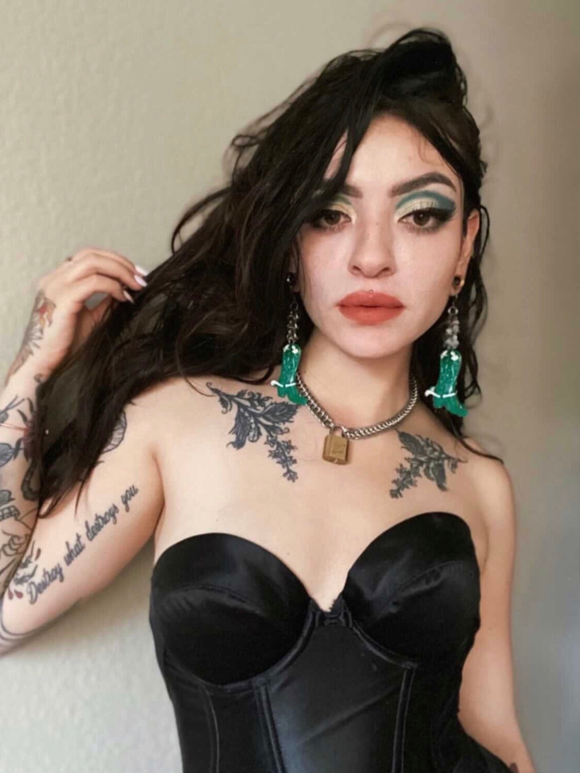 Boot & Chain Earrings