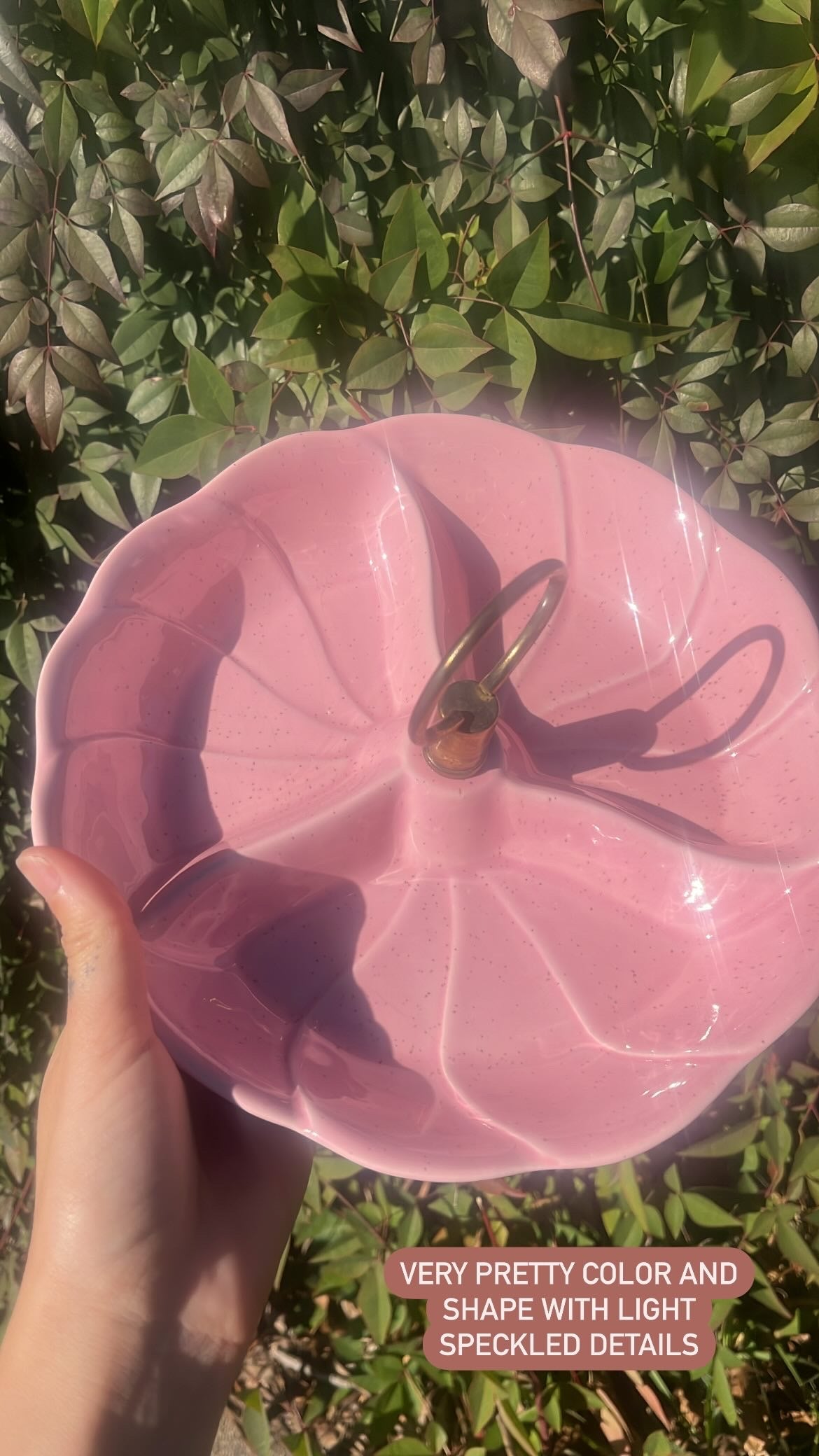 mcm pink catchall dish for brandi