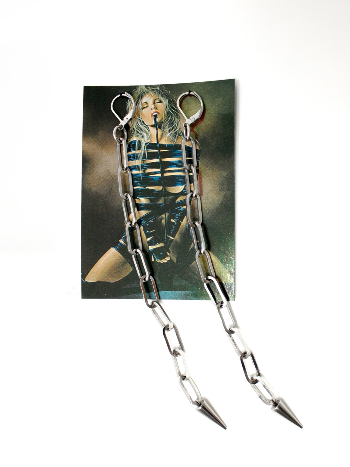Paperclip Chain Earrings