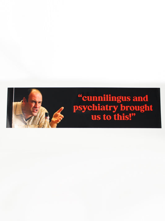 Tony Bumper Sticker