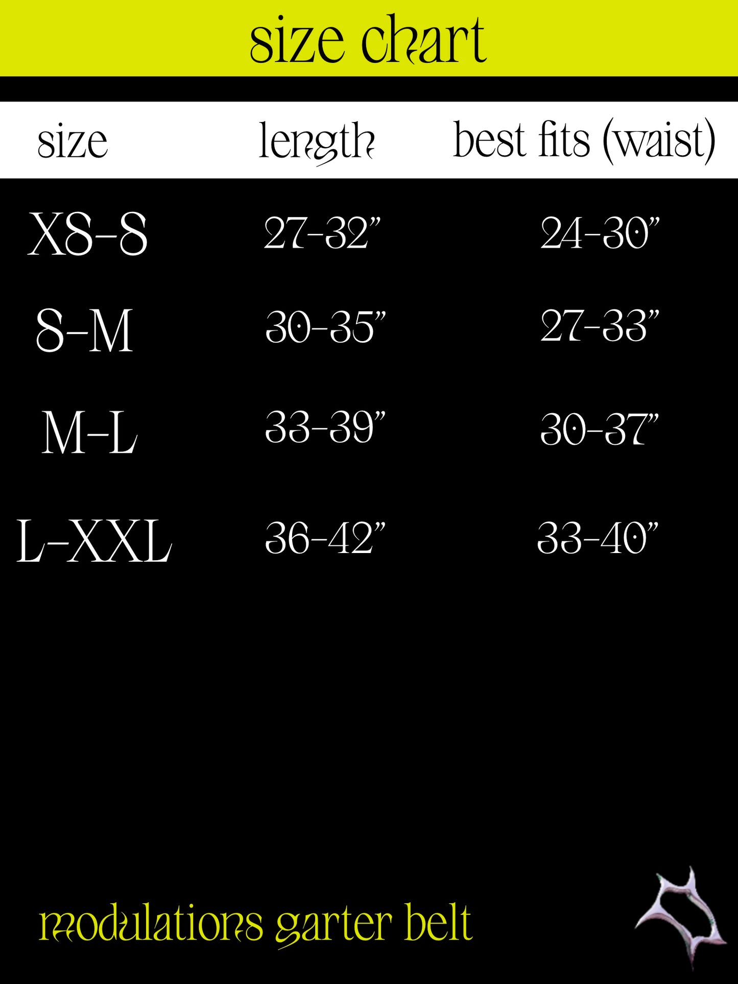 Modulations Garter Belt