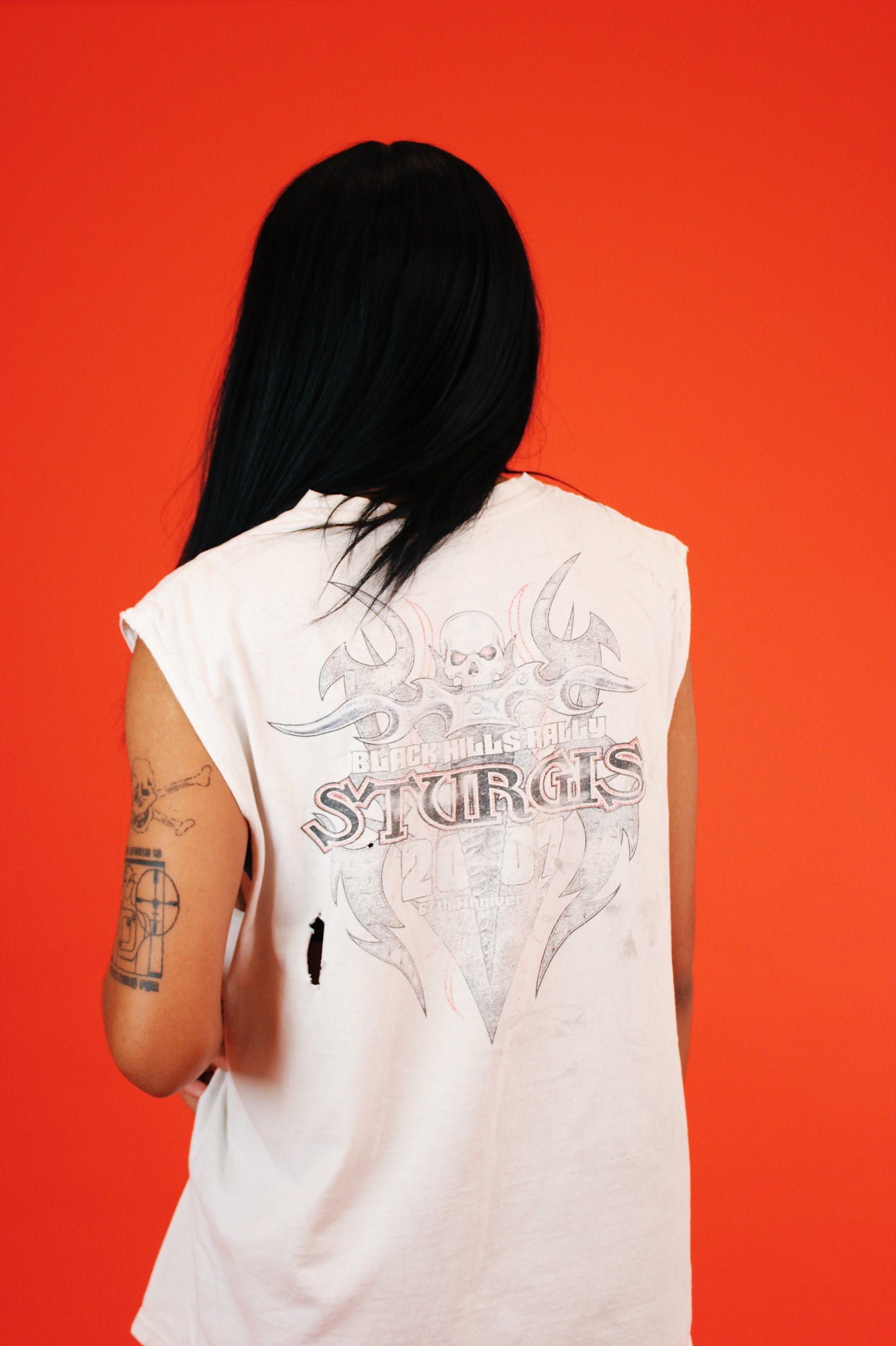 Y2K Distressed Sturgis Tank