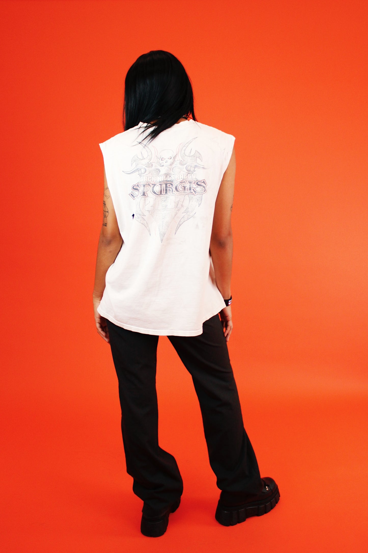 Y2K Distressed Sturgis Tank