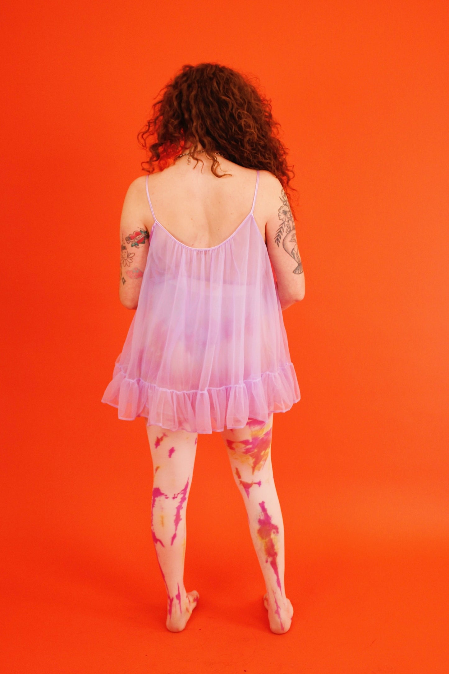 1970s Pale Lavender Nightie