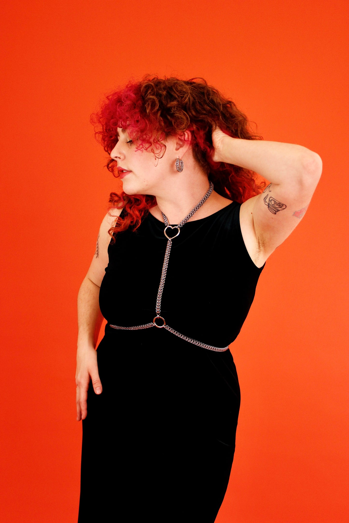 1990s Liquid Black Velvet Maxi