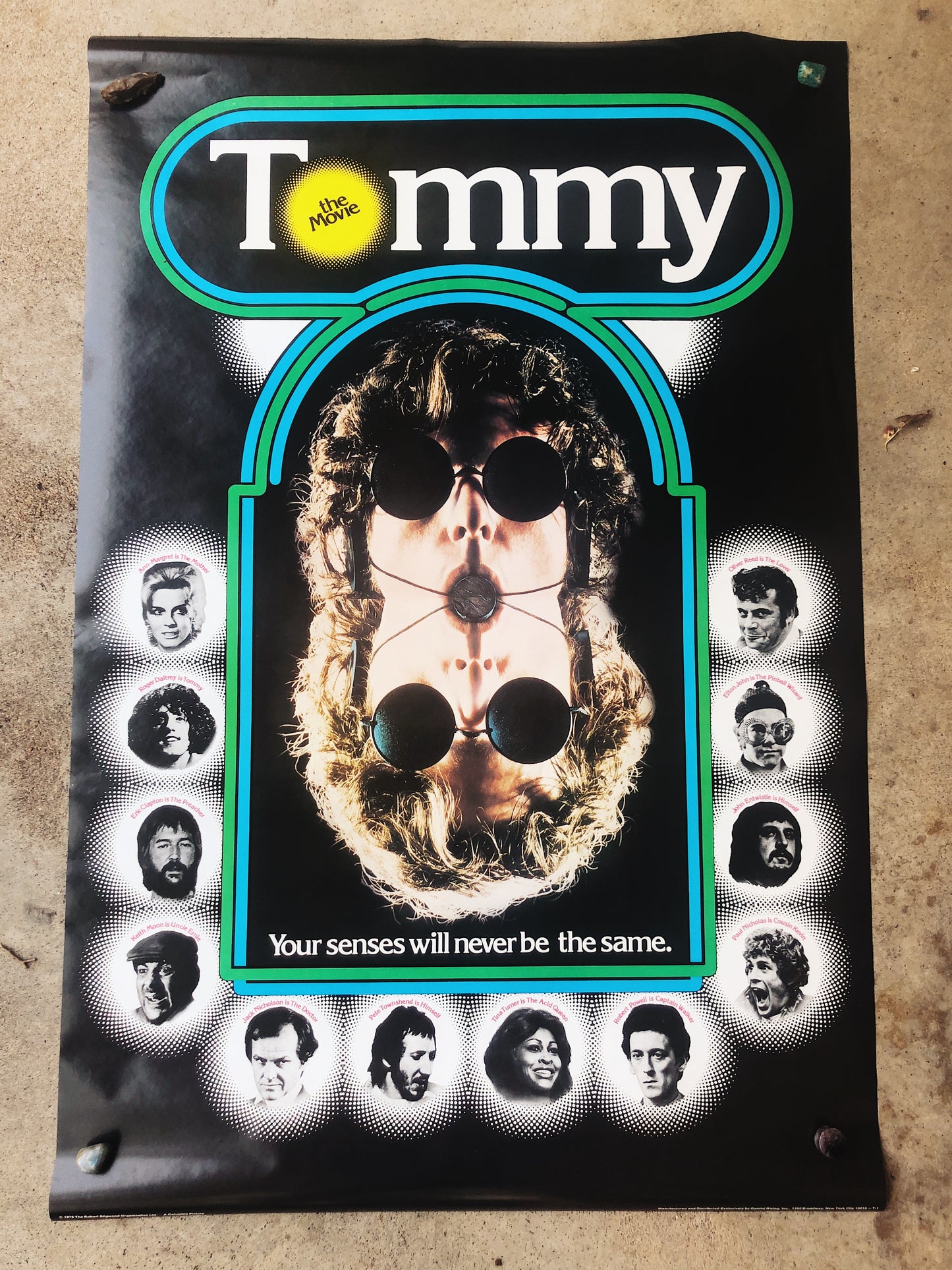 1975 The Who's Tommy Movie Poster