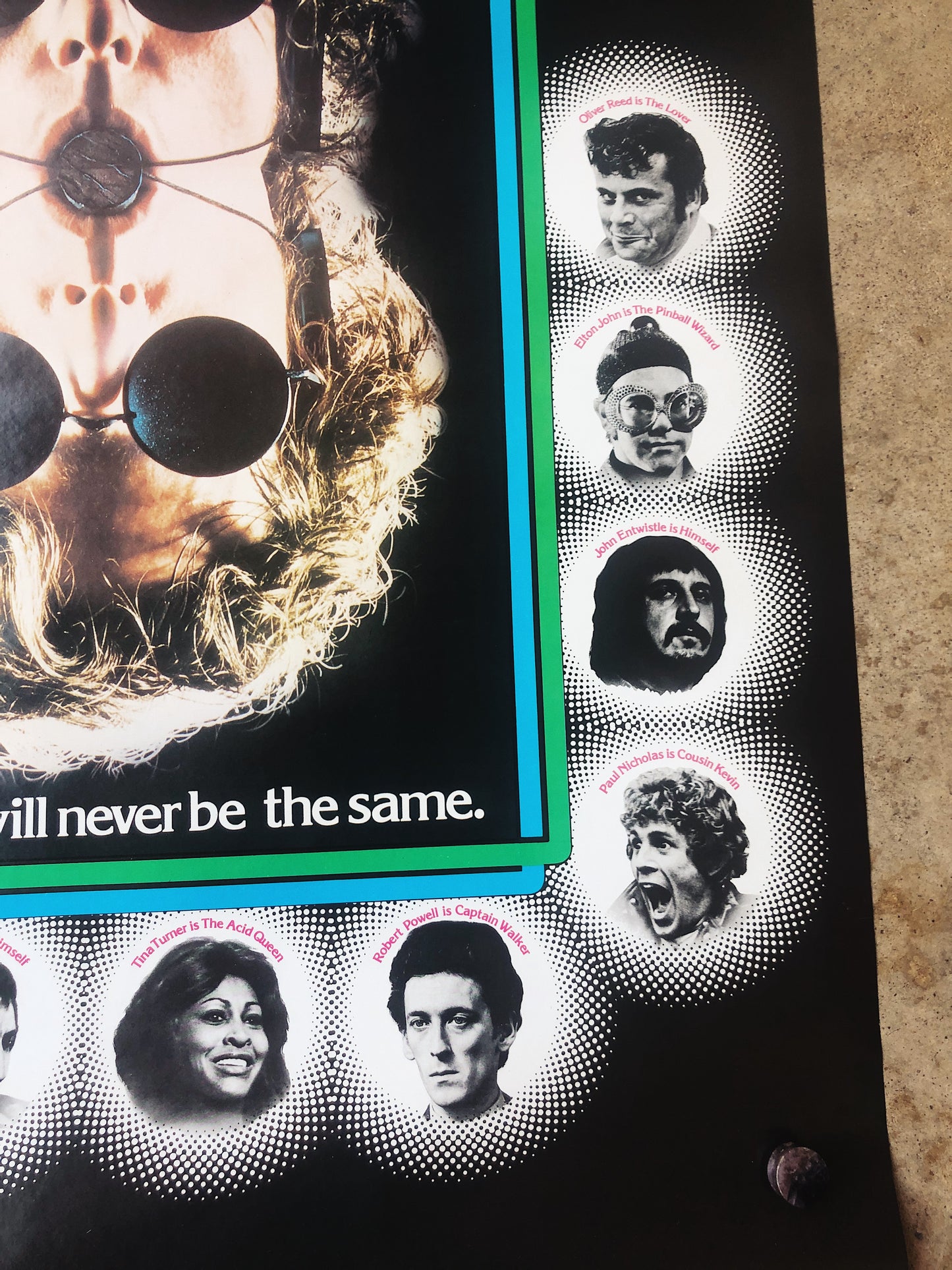 1975 The Who's Tommy Movie Poster