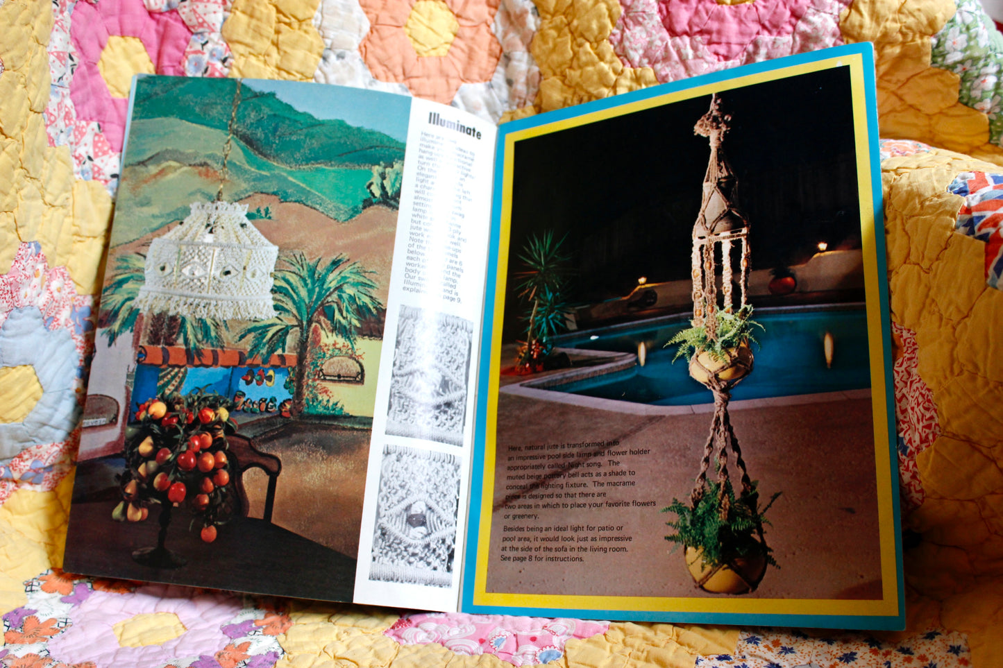 1970s Advanced Macramé Hanger Patternbook
