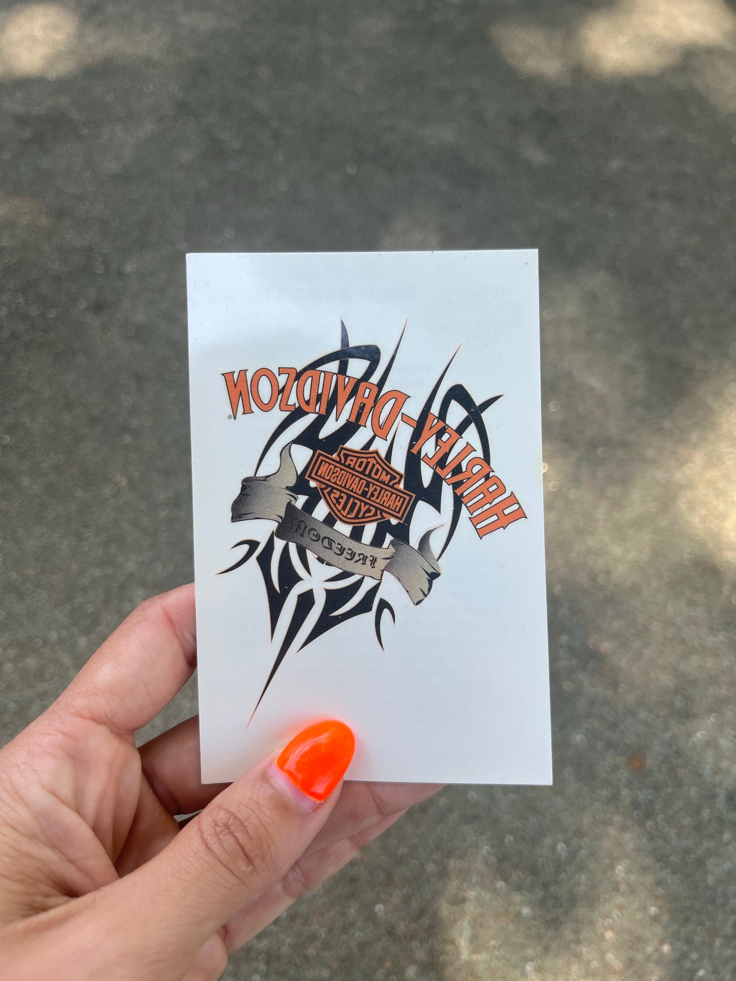 1990s Harley Temporary Tattoos