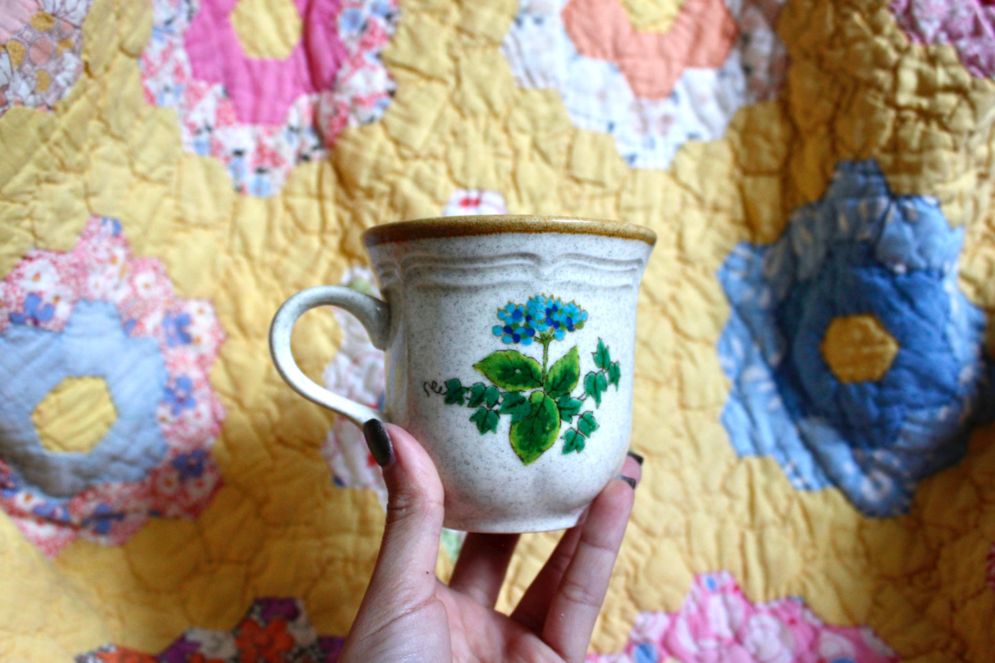 1970s Bells of Blue Mug