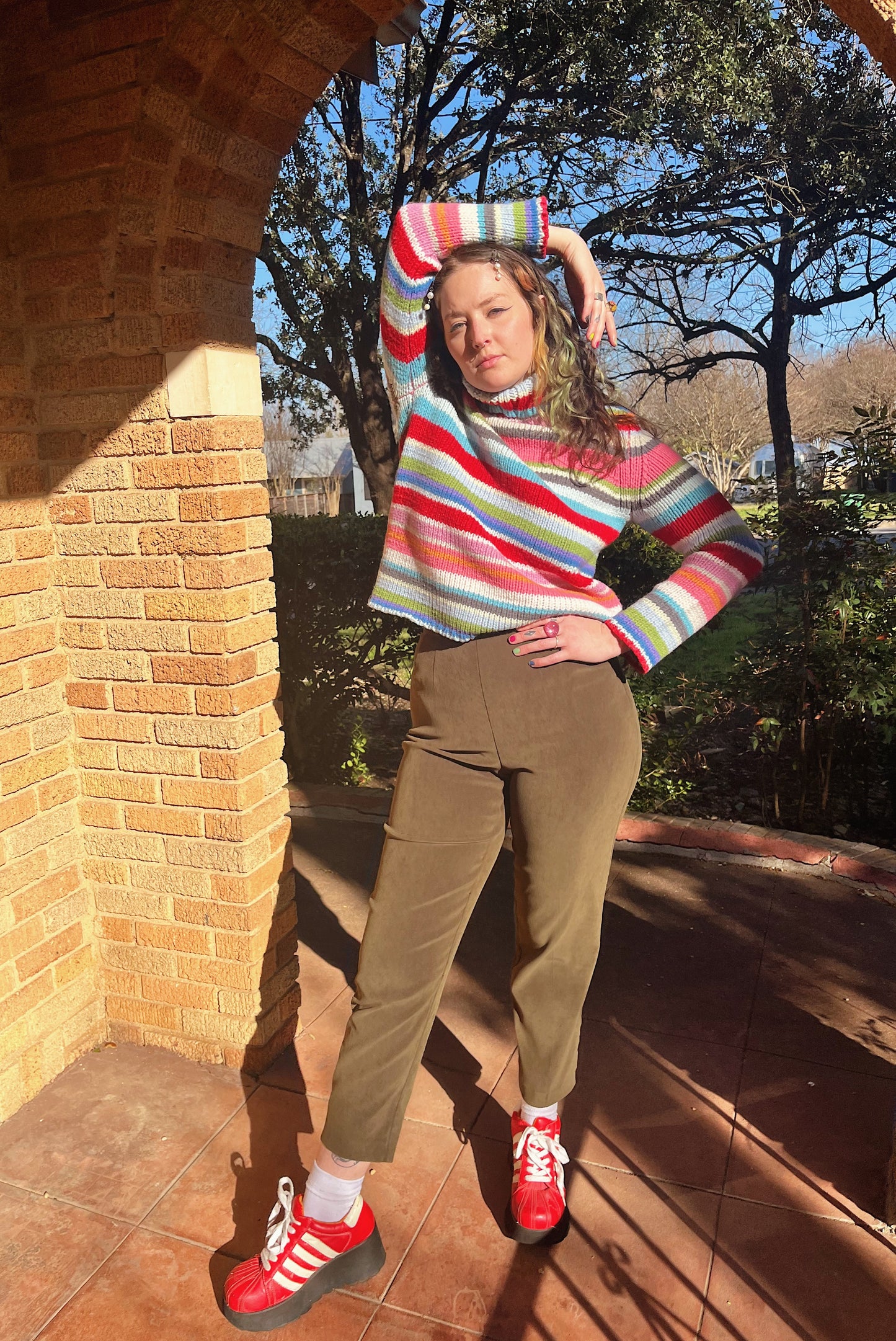 1990s Olive Green Trousers