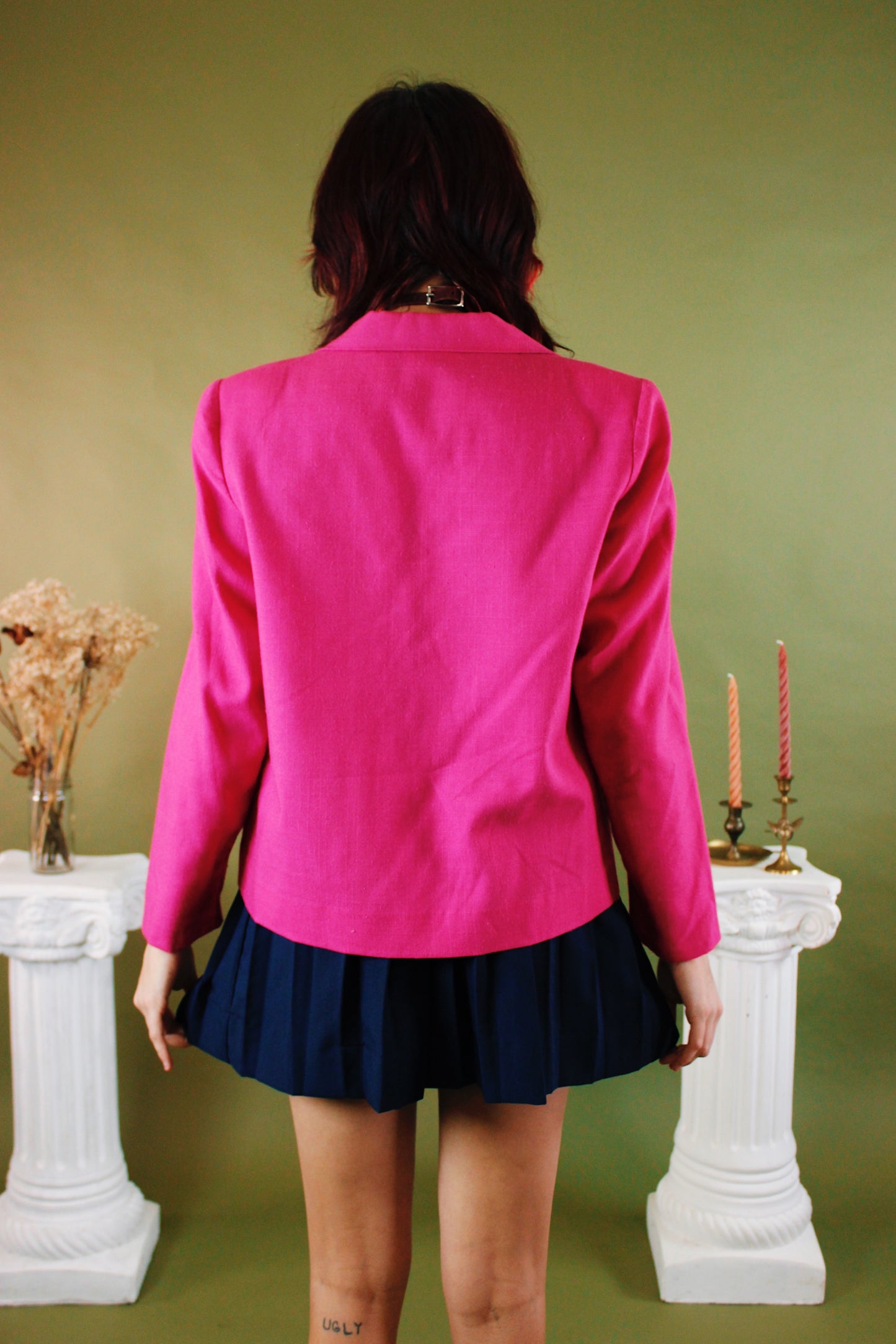 1980s Heathers Hot Pink Blazer