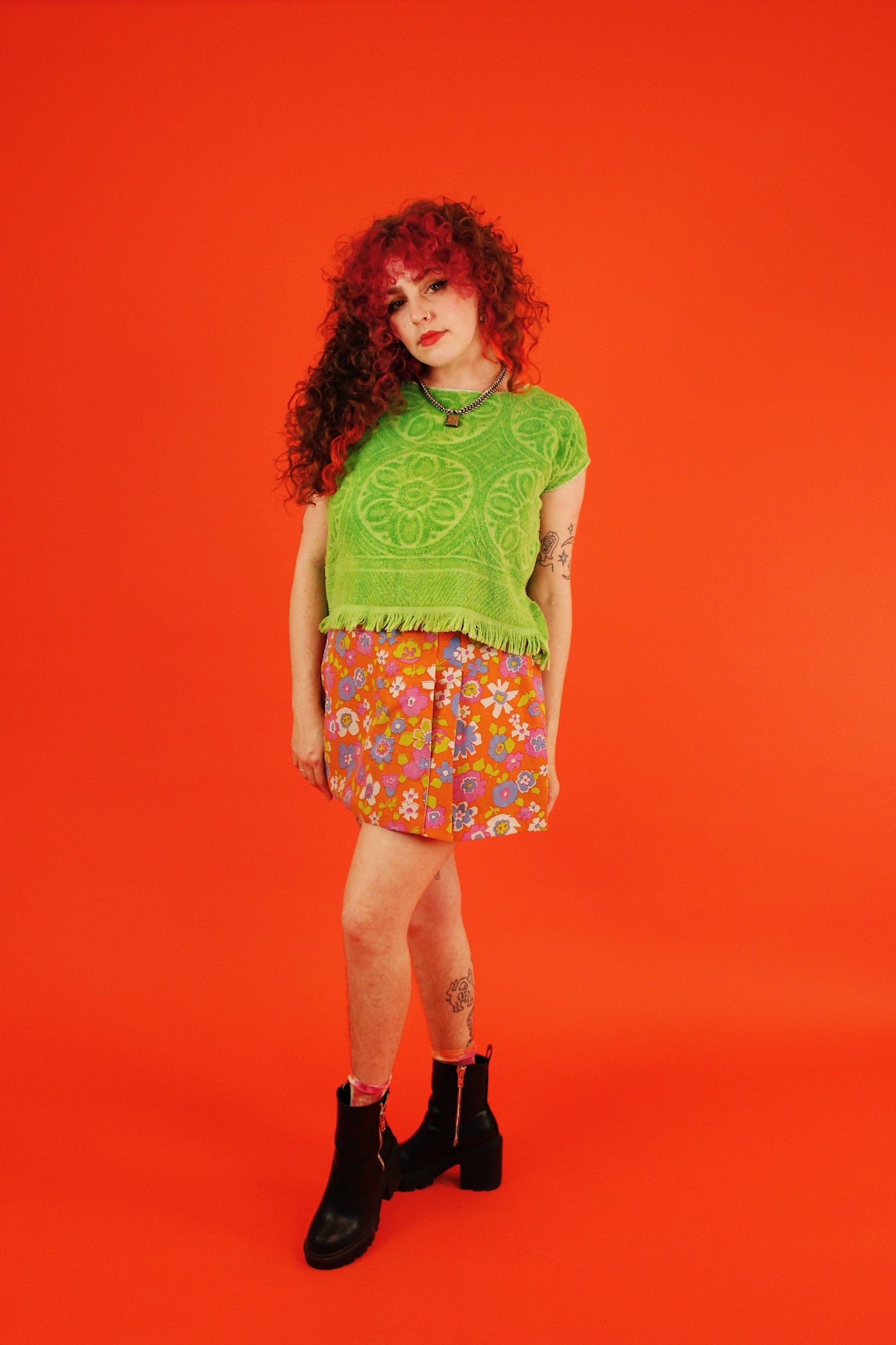 1960s/70s Tropicalia Skort