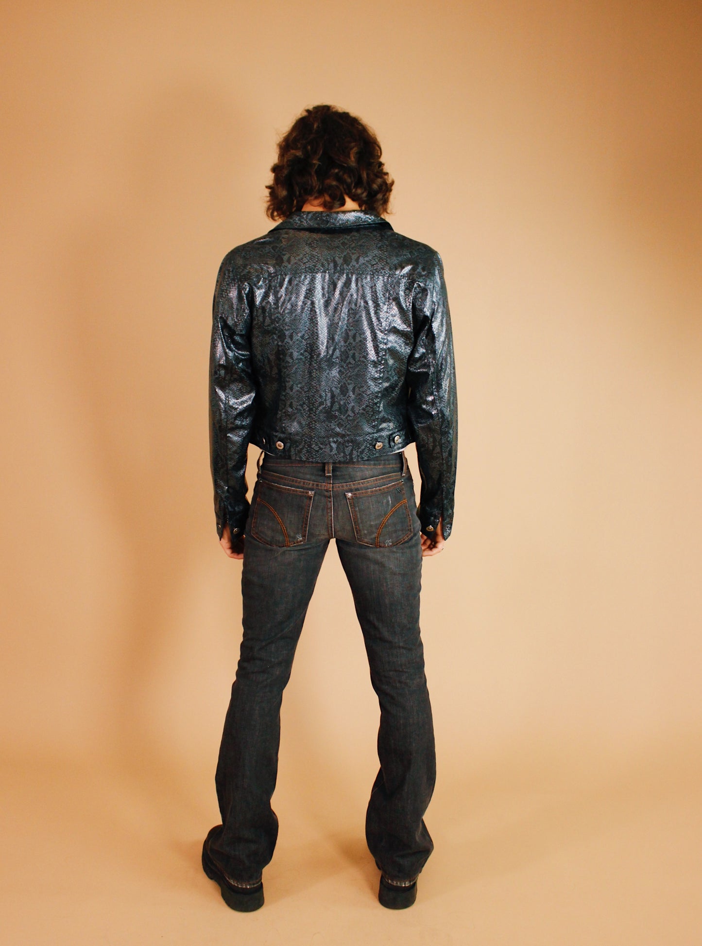 1990s/Y2K Acid Snake Jacket