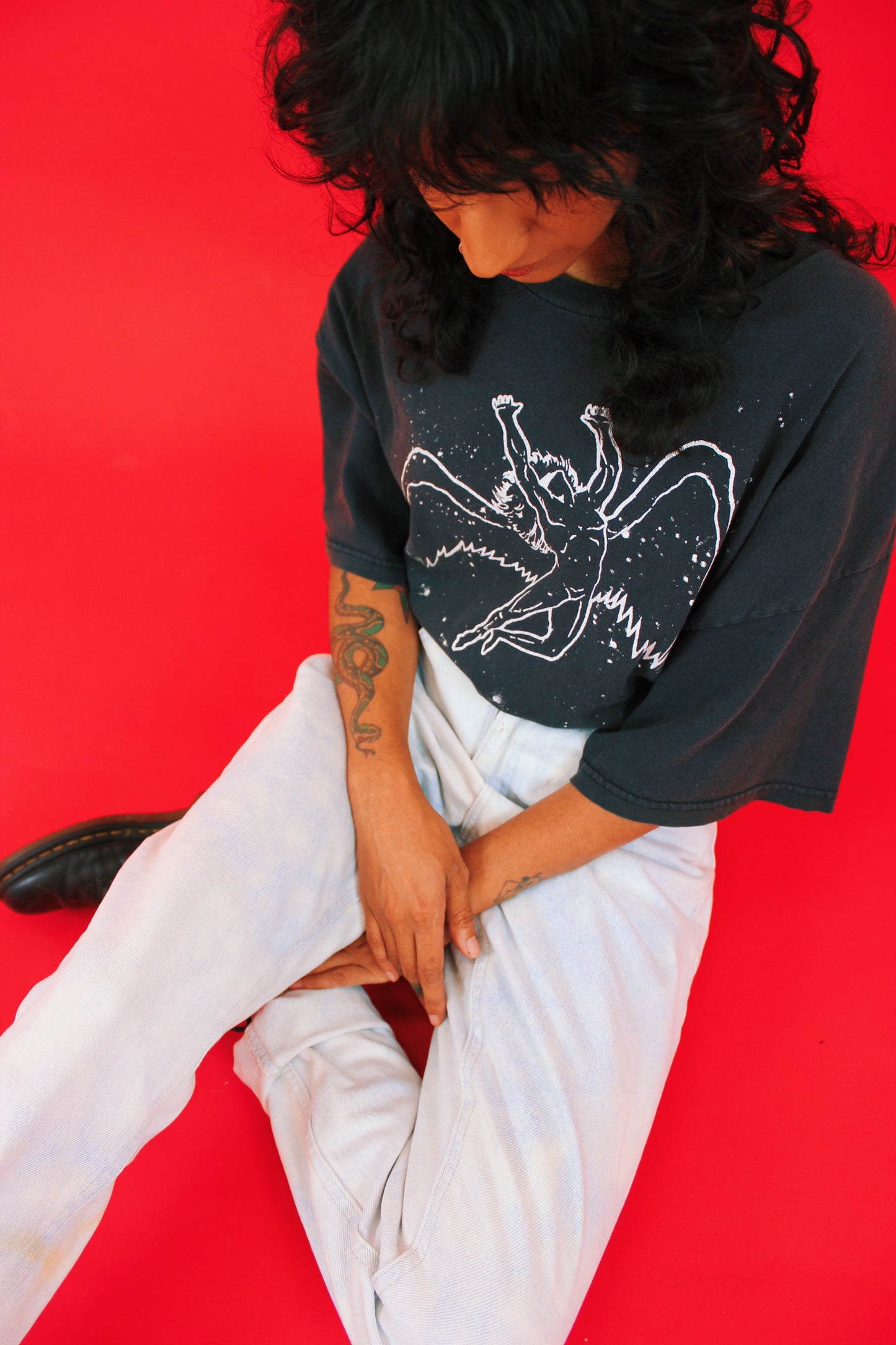 1980s Bleached Lee Jeans