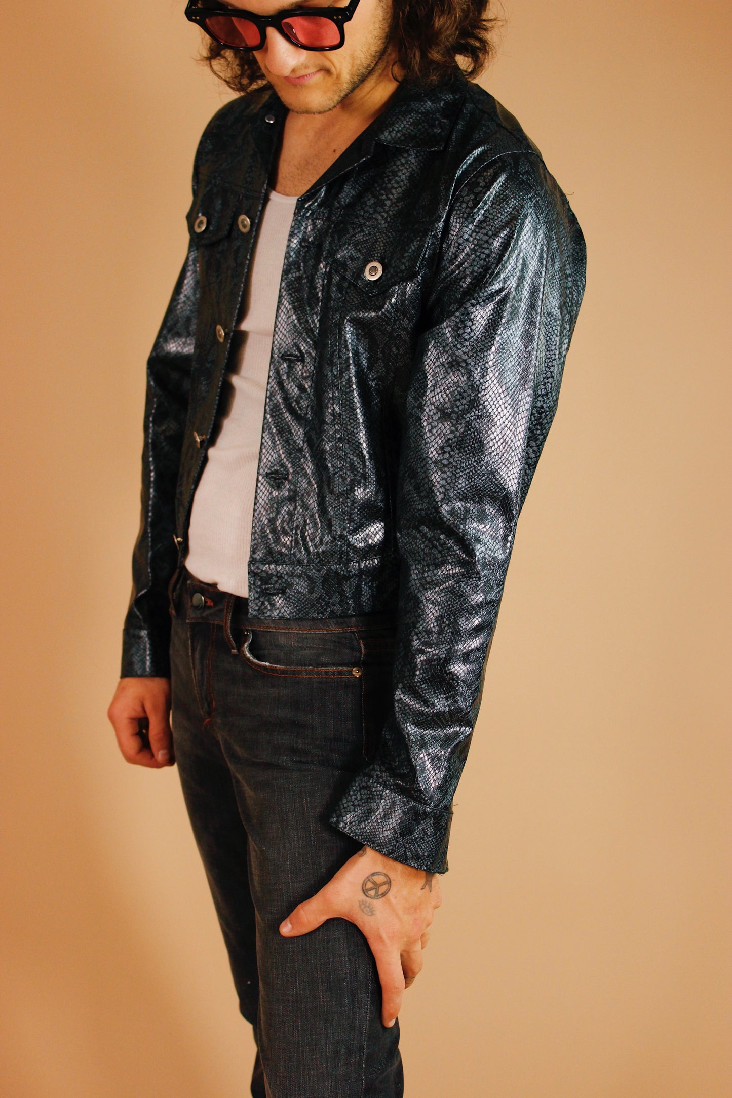 1990s/Y2K Acid Snake Jacket
