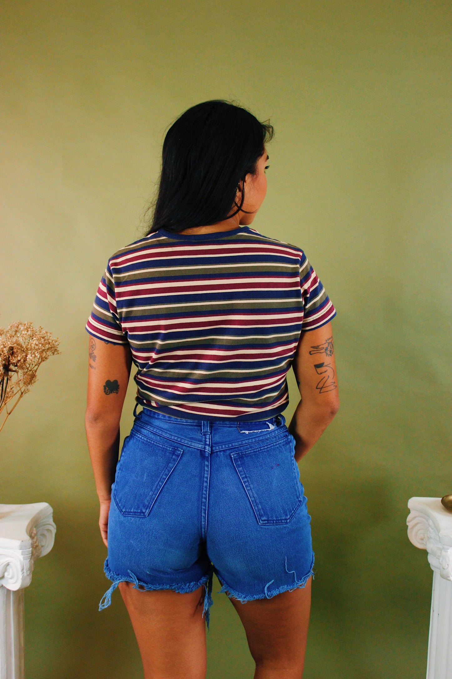 1990s Mathilda Striped Tee