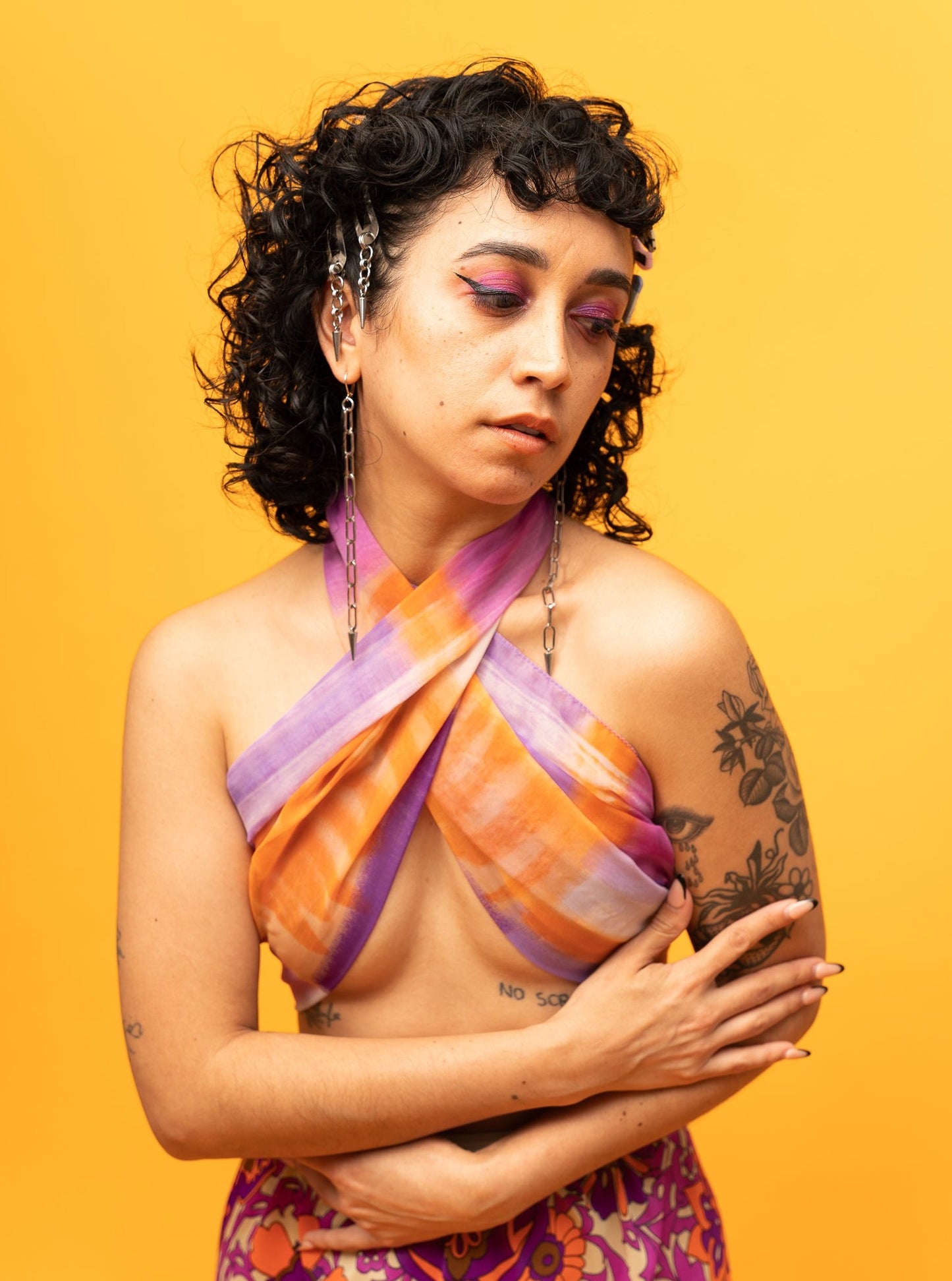 1990s Purple Haze Scarf