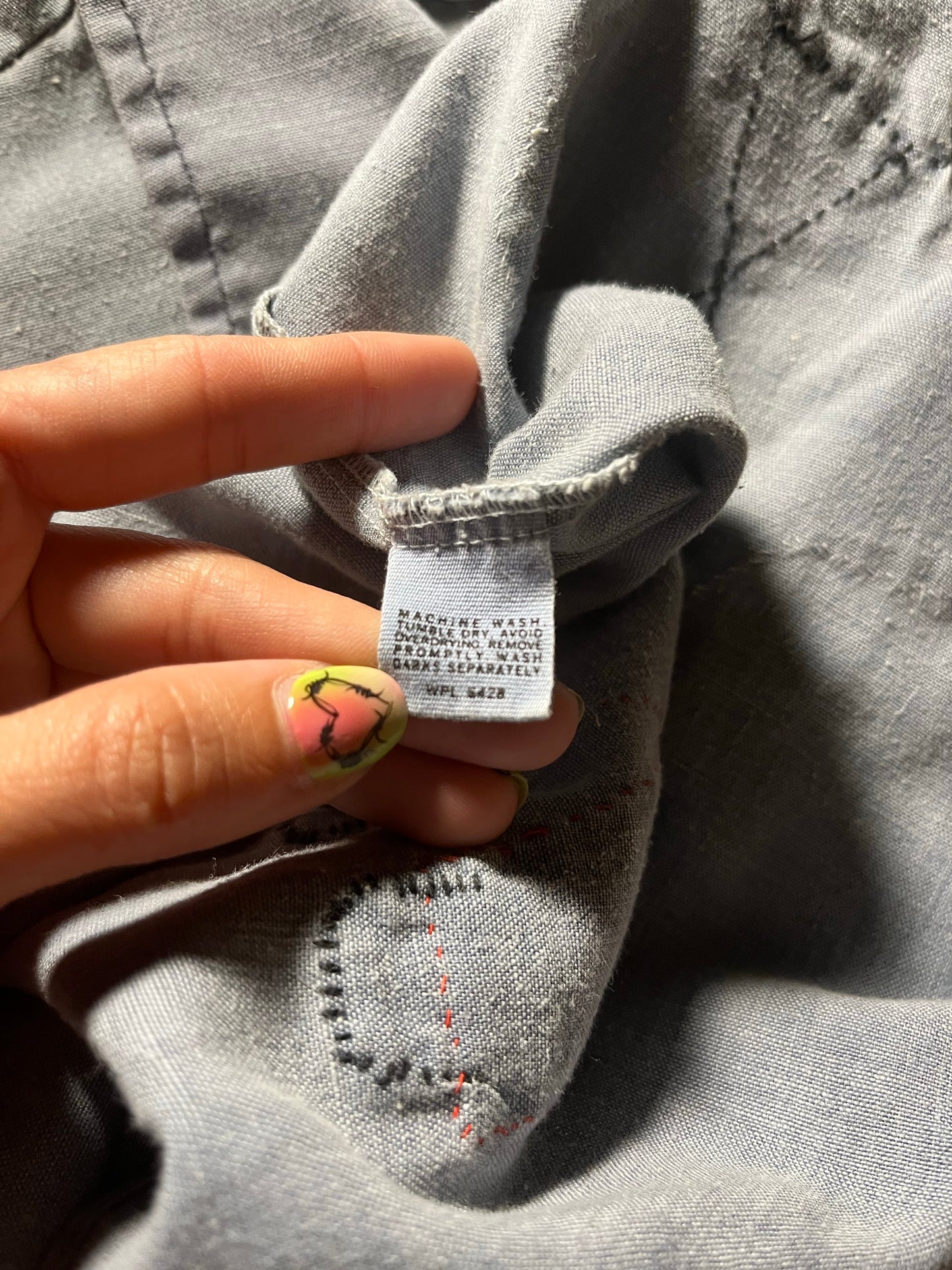 1960s/70s Chambray Sunbonnet Sue Top