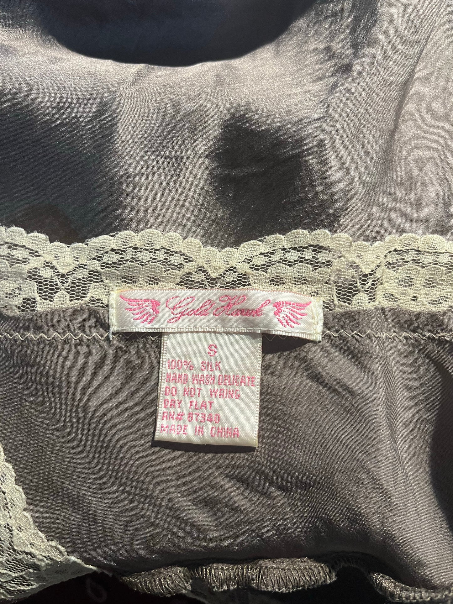 Y2K Sinner Silk Slip Tank